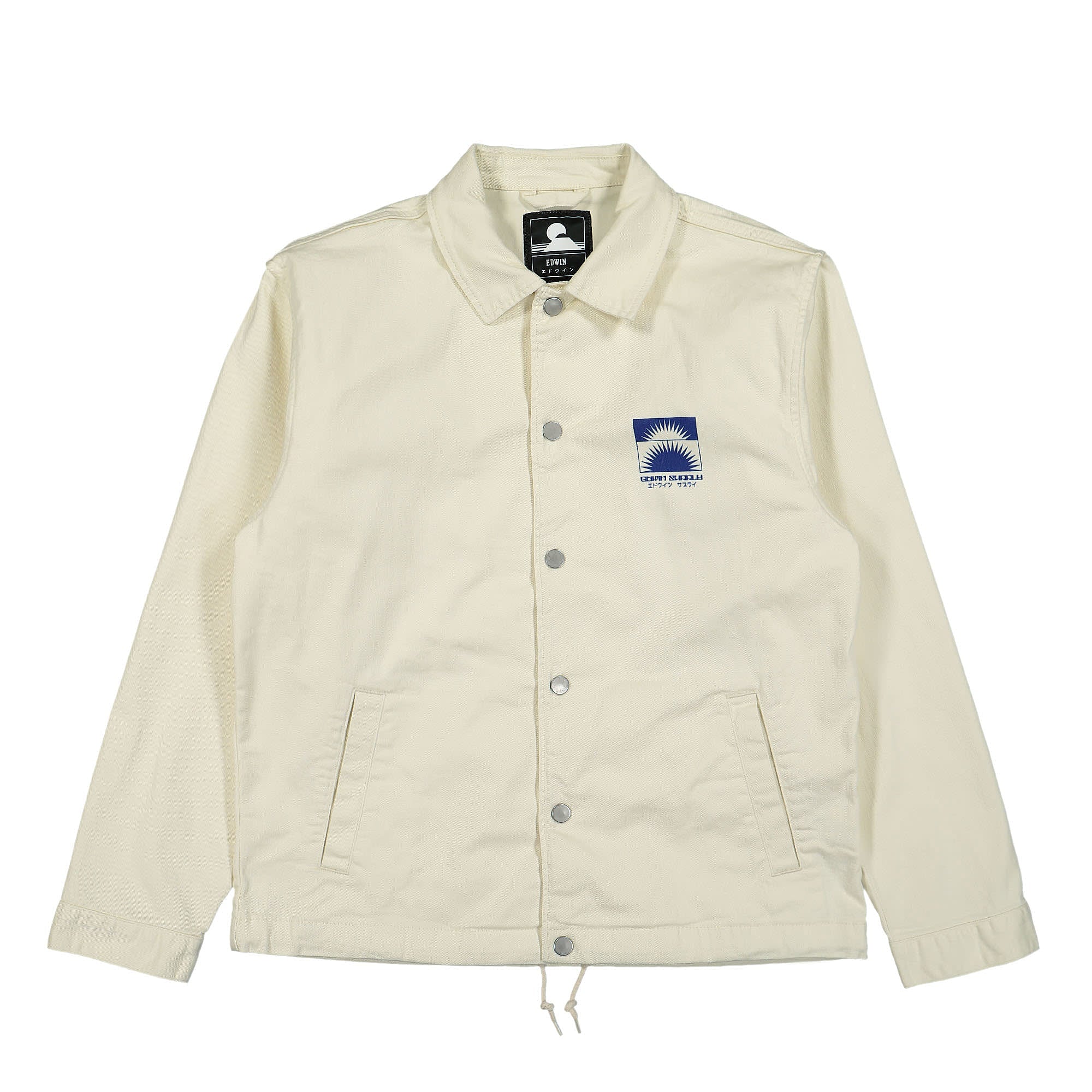 Edwin Kobe Coach Jacket Whisper White Jackets I030407.WHW.67.03 | Overkill