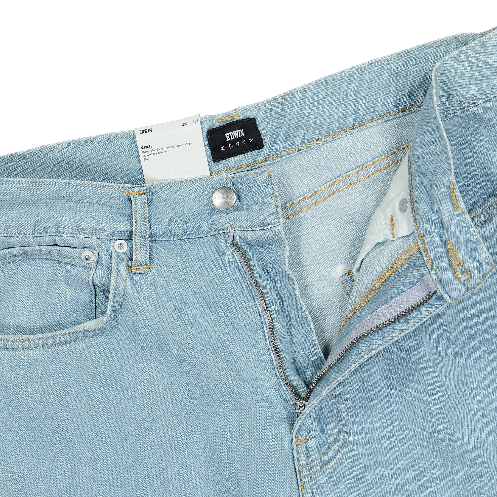 Edwin Cosmos Pant Nicola Blue Jeans Detailfoto | Overkill
