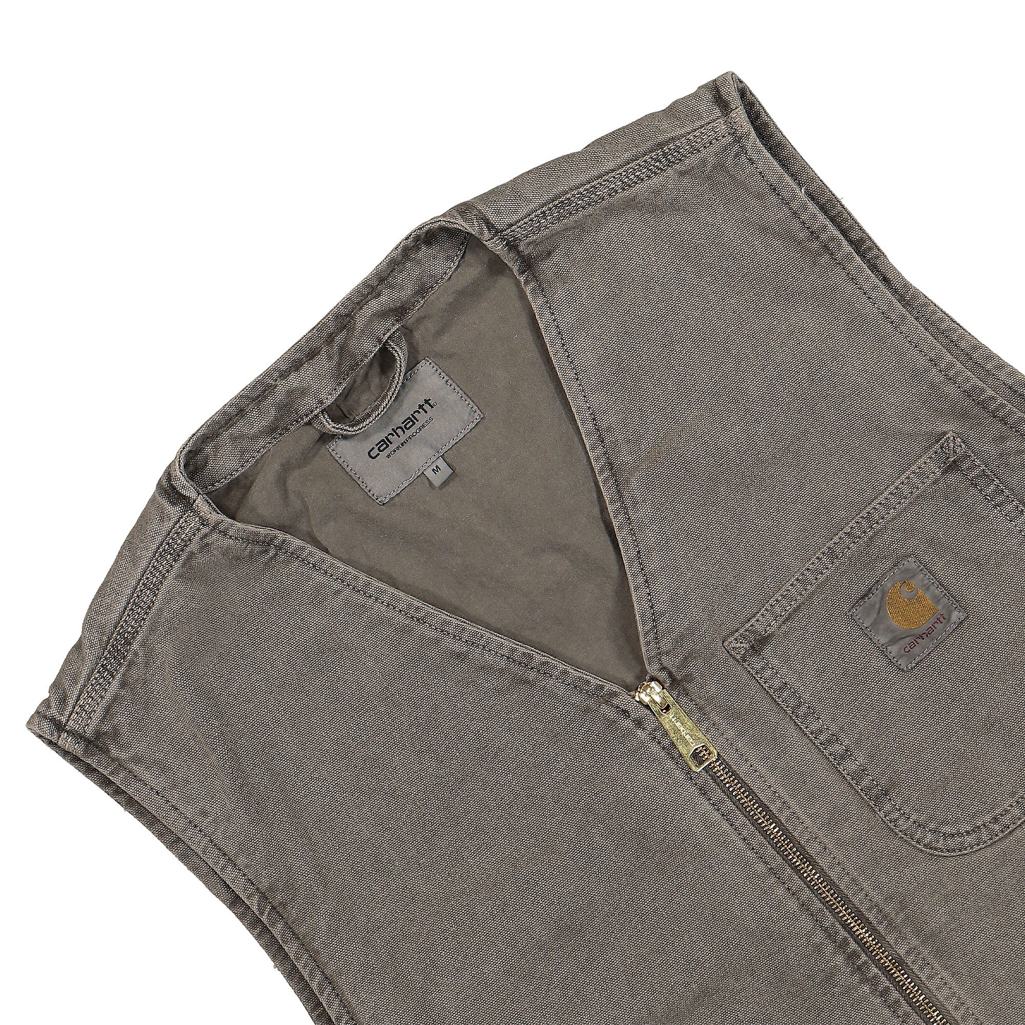 Carhartt WIP Arbor Vest Black Faded Vests Close-up | Overkill