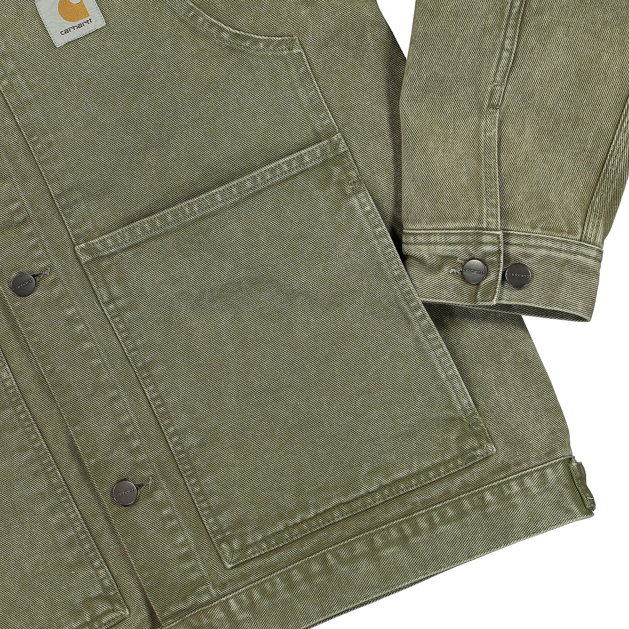 Carhartt WIP Double Front Jacket Dollar Green Jackets Detailfoto | Overkill