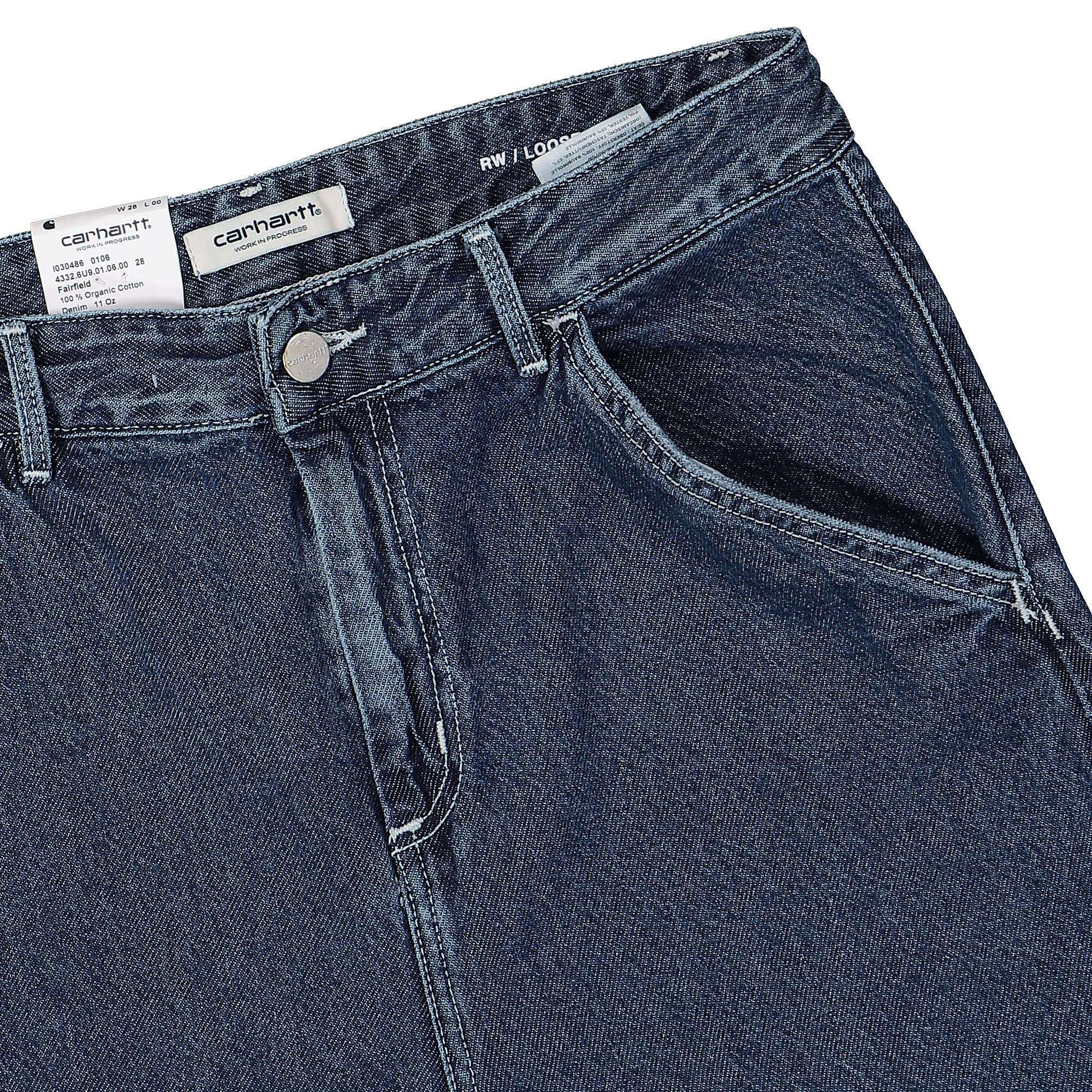 Carhartt WIP W Simple Pant Blue Stone Washed Sweat & Track Pants Detail view 1 | Overkill