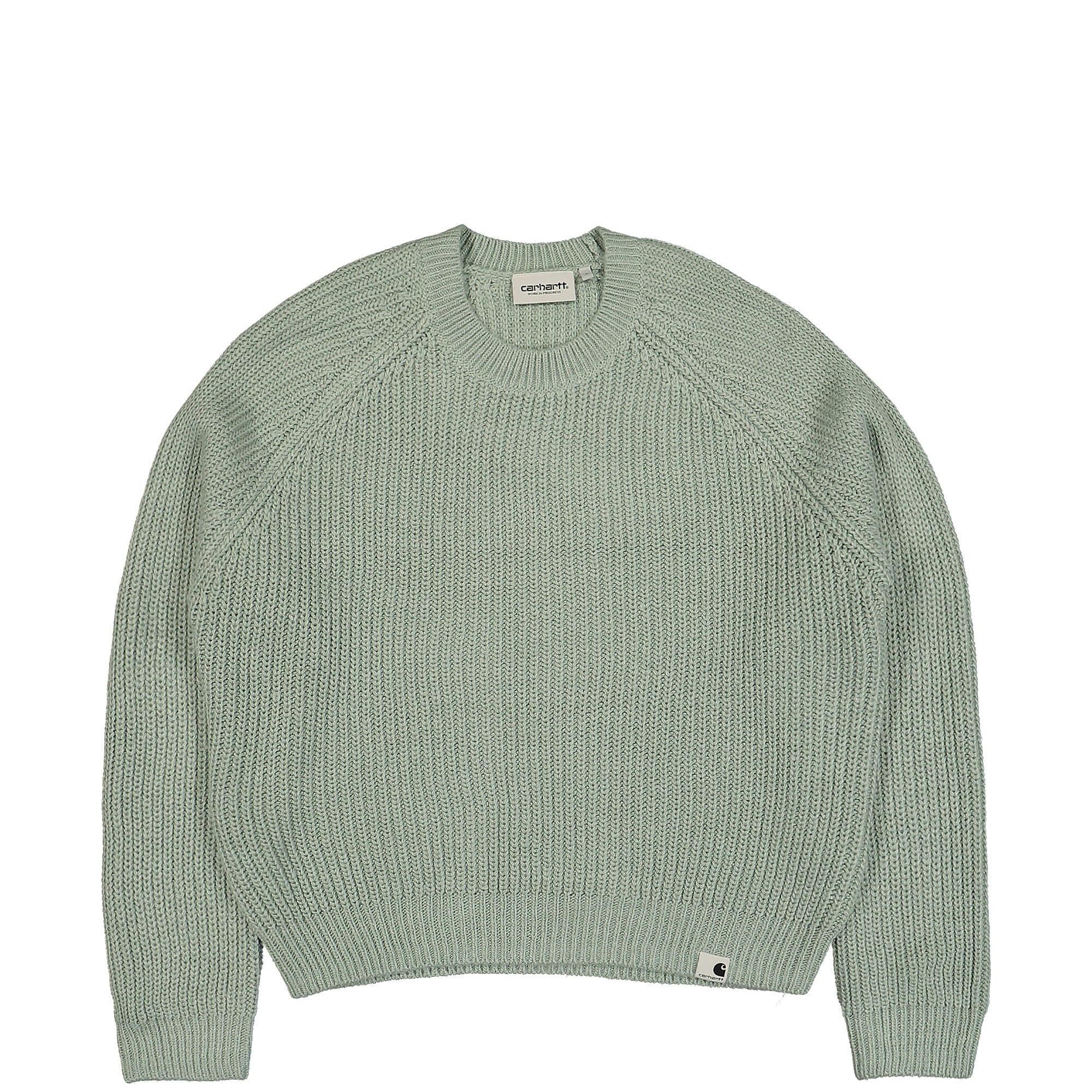 Carhartt WIP W Emma Sweater Misty Sage Sweatshirts I030534.0WB.XX.03 | Overkill