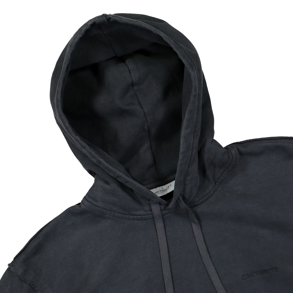 Carhartt WIP Hooded Marfa Sweat Black Hoodies Close-up | Overkill