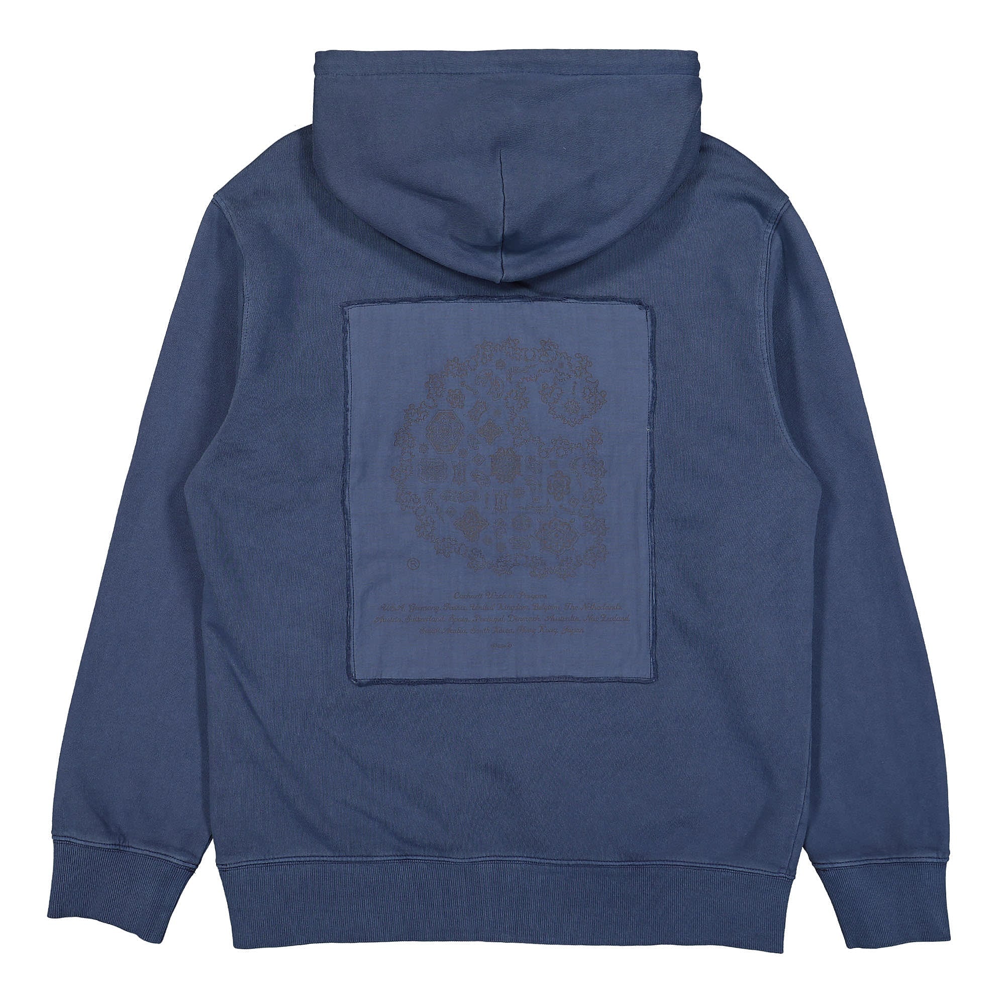 Carhartt WIP Hooded Verse Patch Sweat Enzian Hoodies Close-up | Overkill
