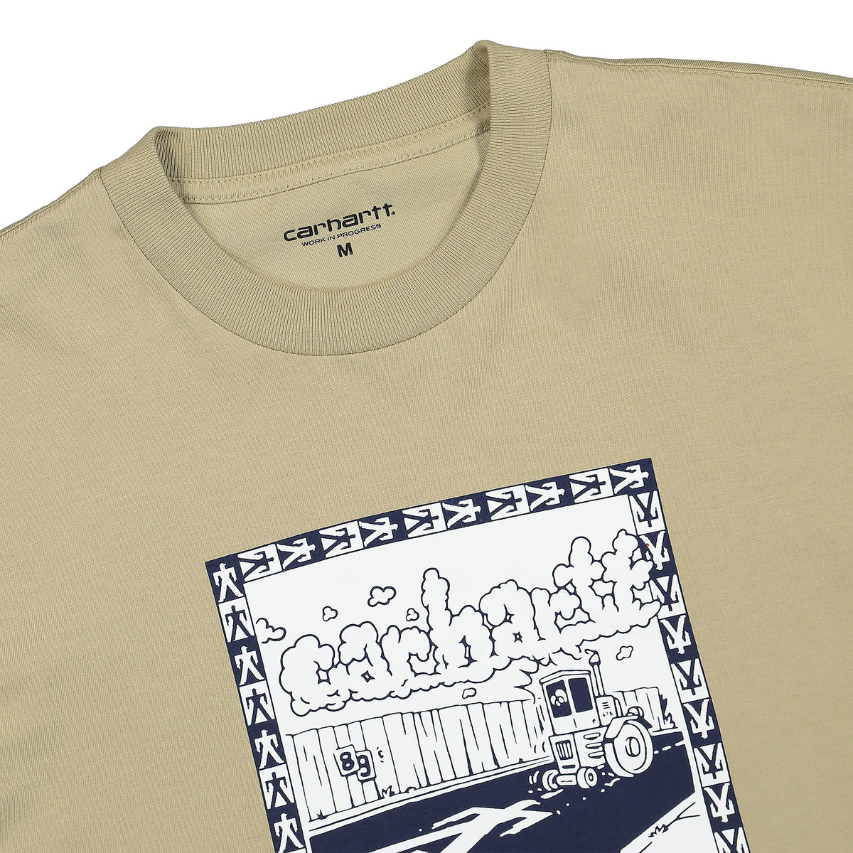 Carhartt WIP S/S Steamroller T-Shirt Ammonite T-Shirts Close-up | Overkill