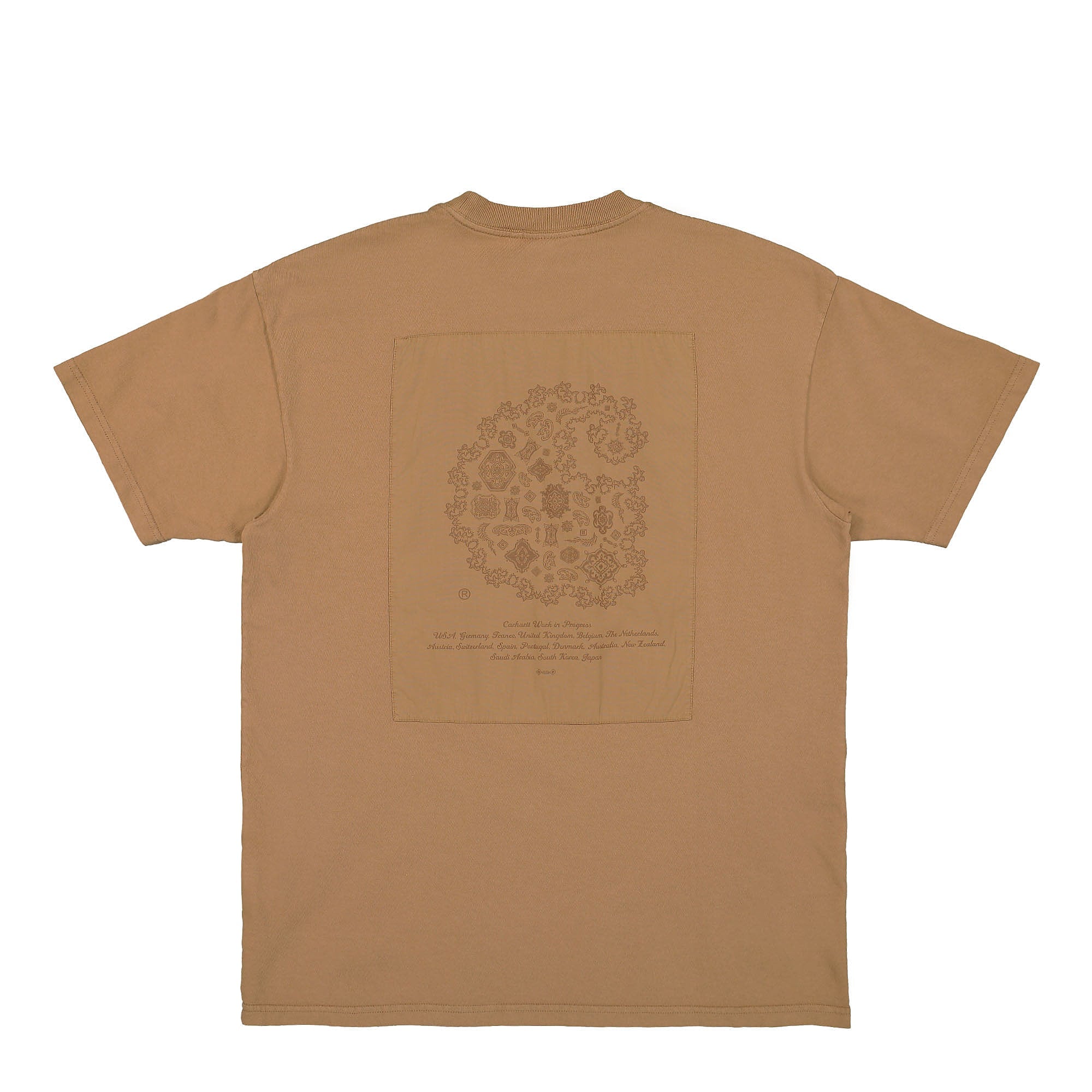 Carhartt WIP S/S Verse Patch T-Shirt Hamilton Brown T-Shirts Close-up | Overkill