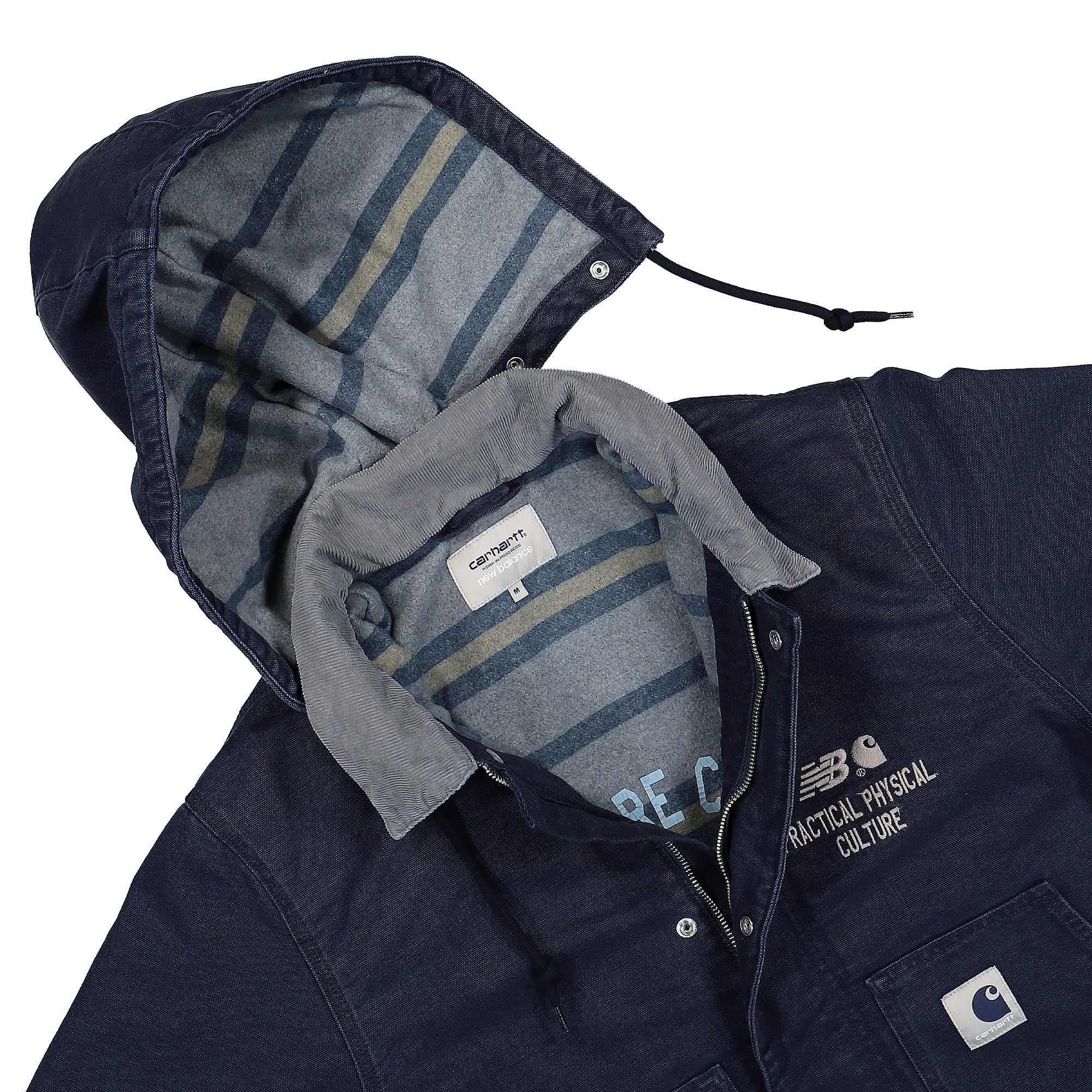 Carhartt WIP New Balance x Carhartt WIP Arcan Jacket Dark Navy / Stone Washed Jackets Close-up | Overkill