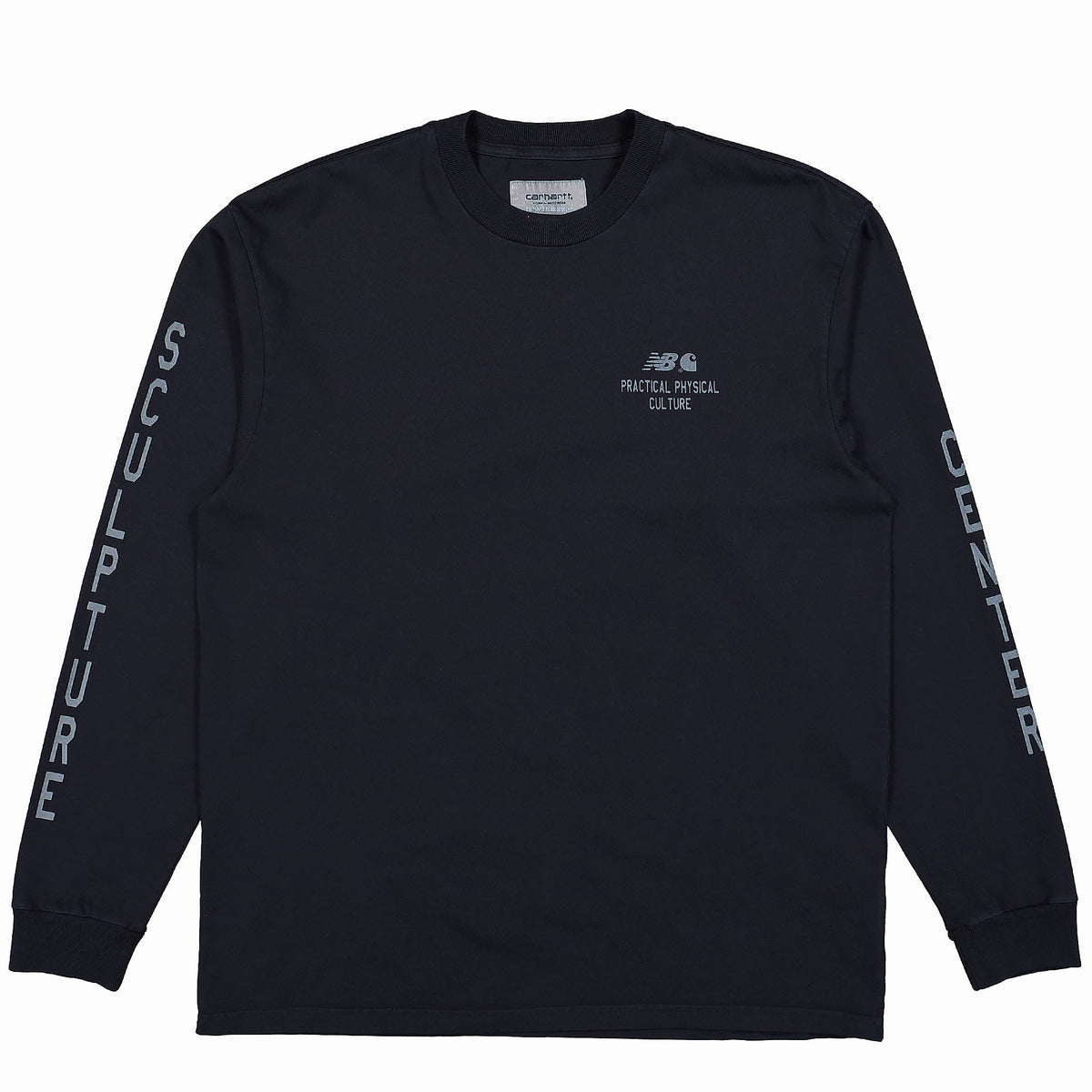 Carhartt WIP New Balance x Carhartt WIP L/S Shirt Dark Navy / Wax Longsleeves I030724.0CO.GD.03 | Overkill