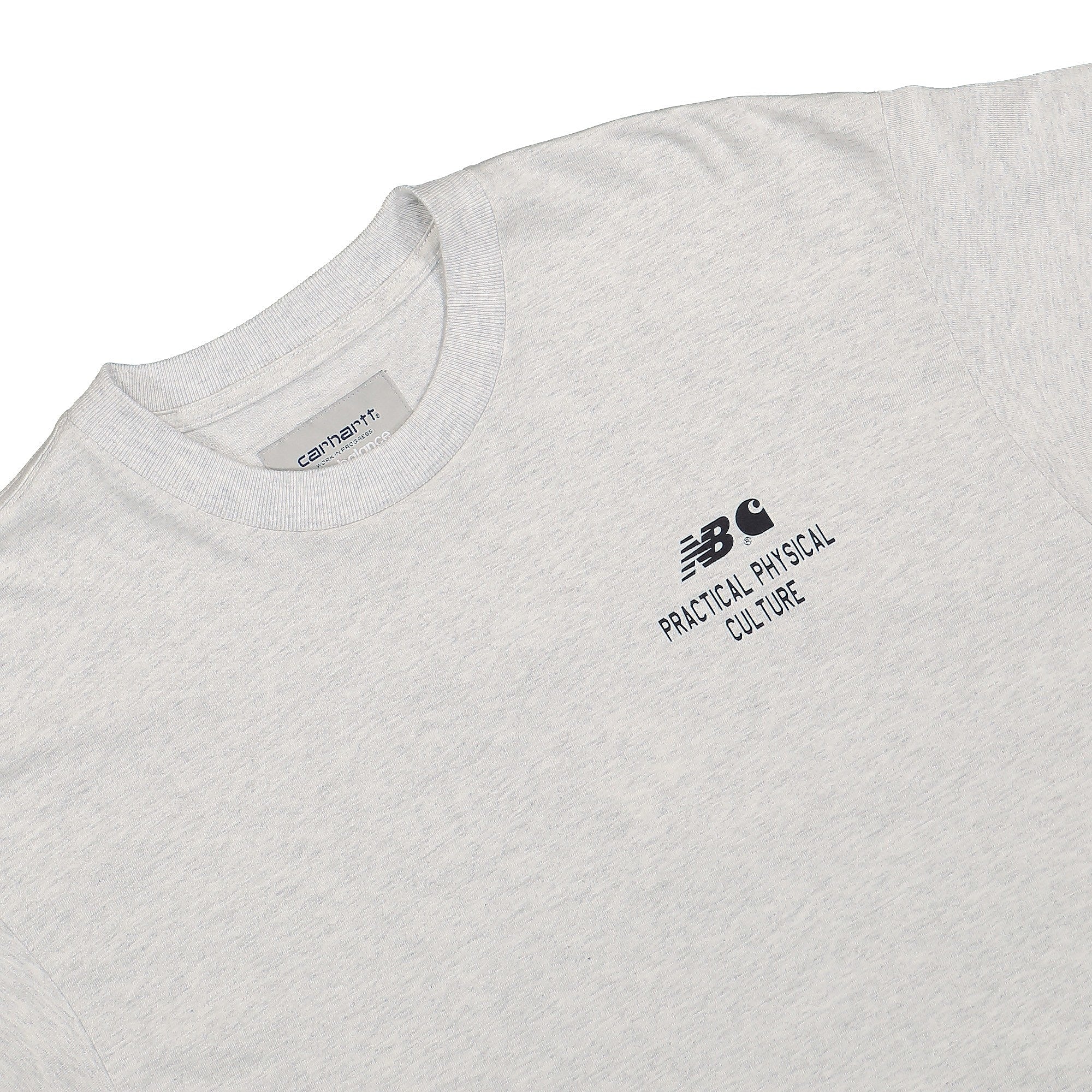 Carhartt WIP New Balance x Carhartt WIP L/S Shirt Ash Heather / Dark Navy Longsleeves Material | Overkill