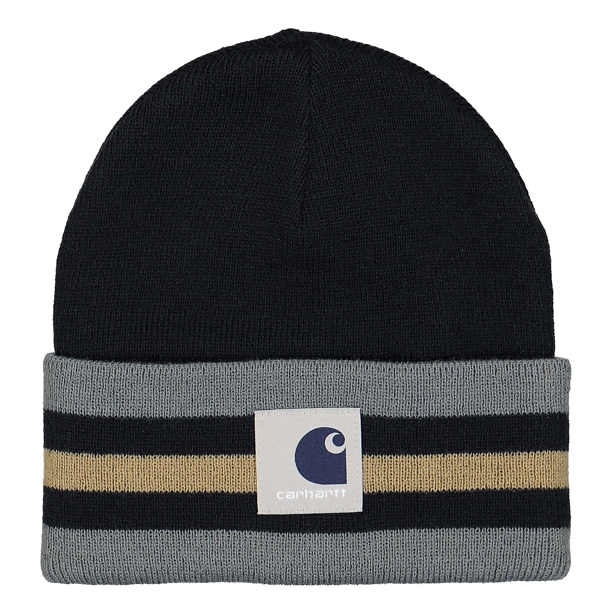 Carhartt WIP New Balance x Carhartt WIP Reversible Beanie Sculpture Center Stripe Shiver / Dark Navy Beanies I030727.11V.XX.06 | Overkill