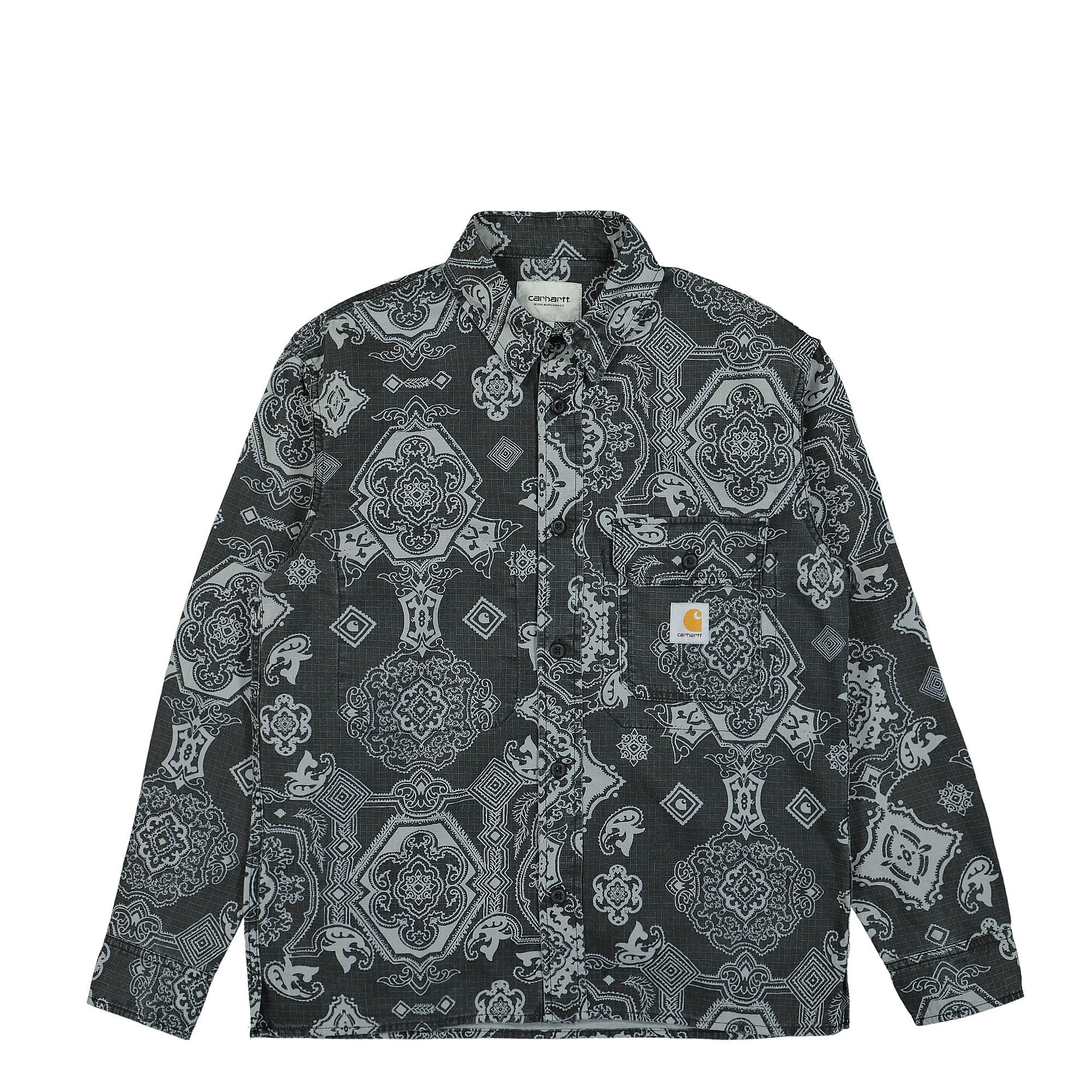 Carhartt WIP L/S Verse Shirt Verse Print Black Shirts I030766.0Y1.60.03 | Overkill