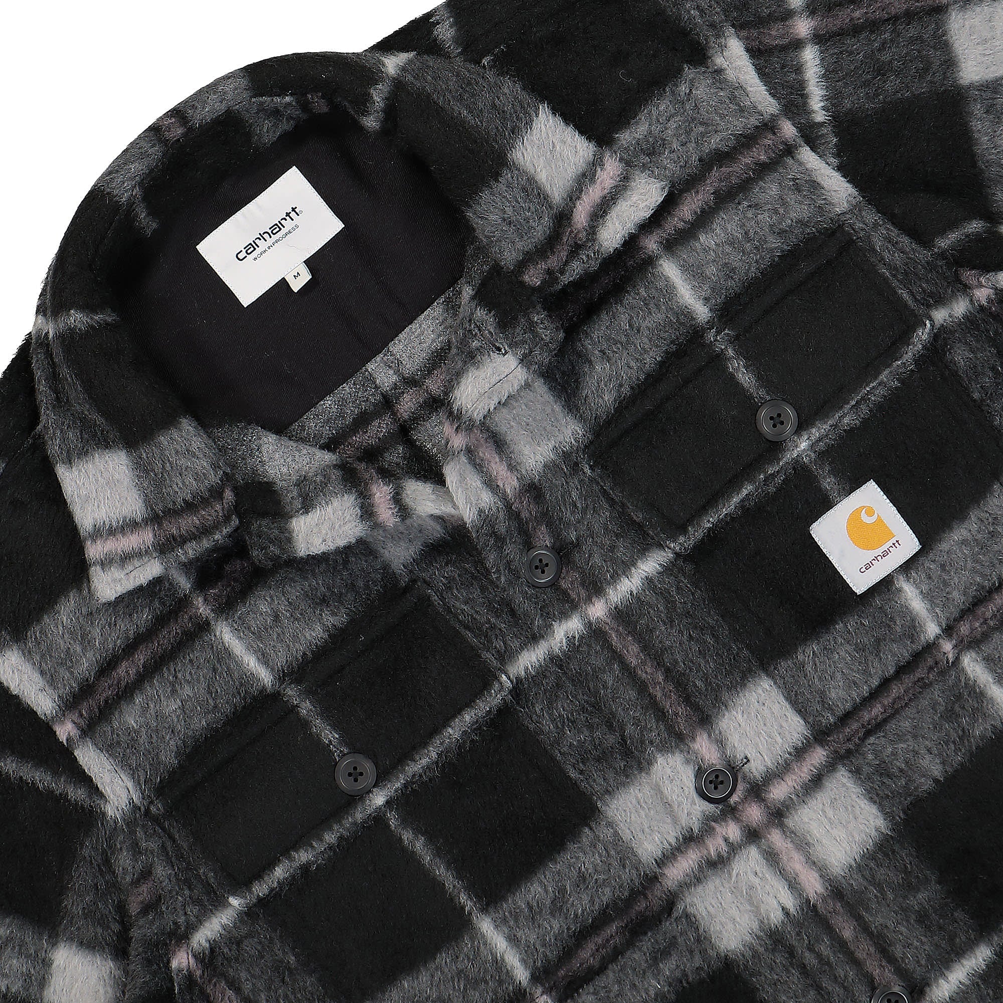 Carhartt WIP Manning Shirt Jac Black / Marengo Shirts Detailfoto | Overkill