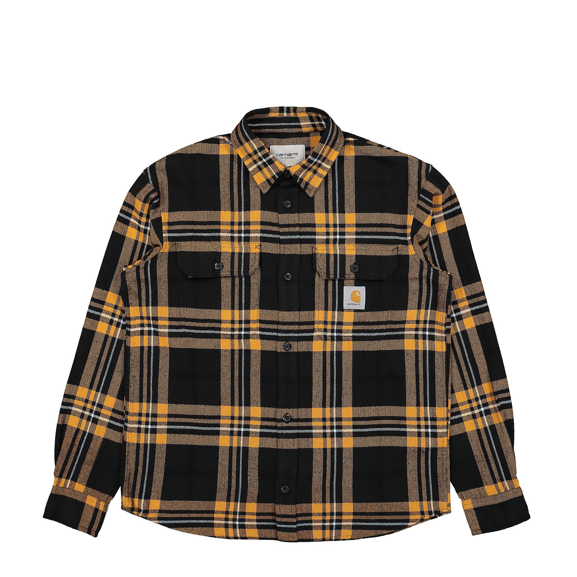 Carhartt WIP L/S Wallace Shirt Wallace Check Black Shirts I030803.19B.XX.03 | Overkill
