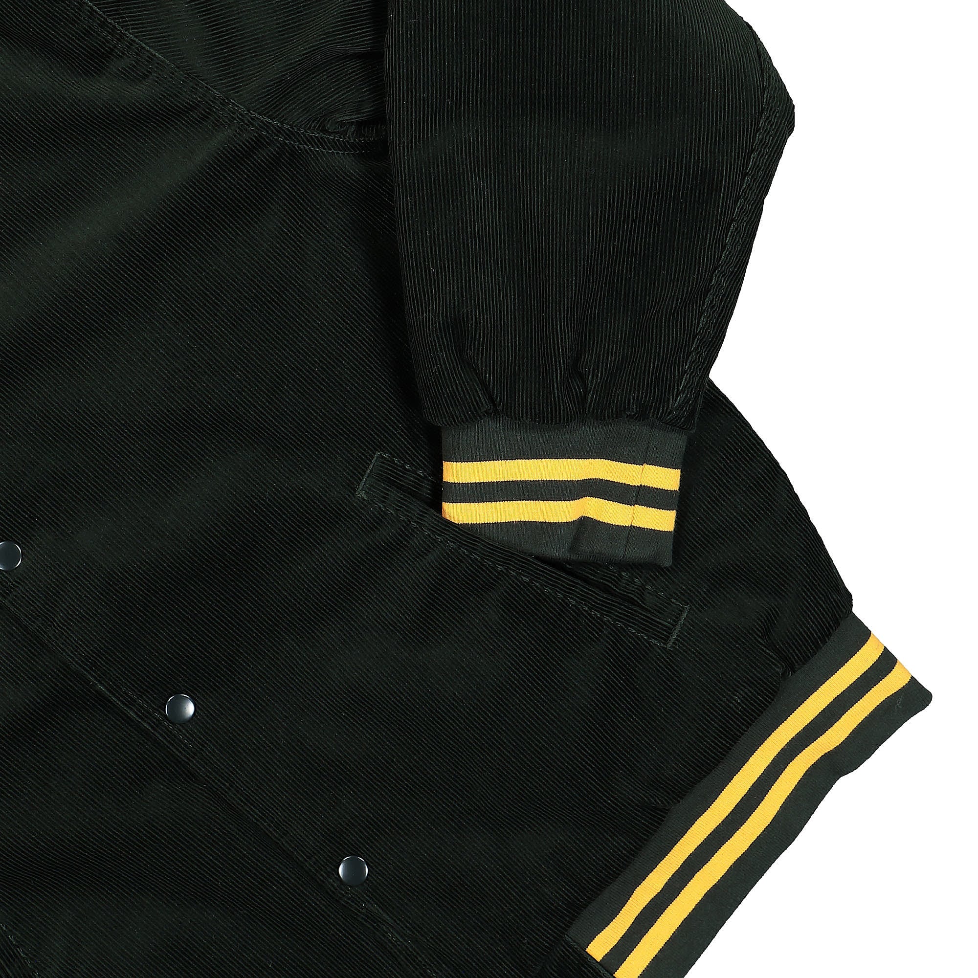 Carhartt WIP Letterman Jacket Dark Cedar / Ochre Jackets Detailfoto | Overkill