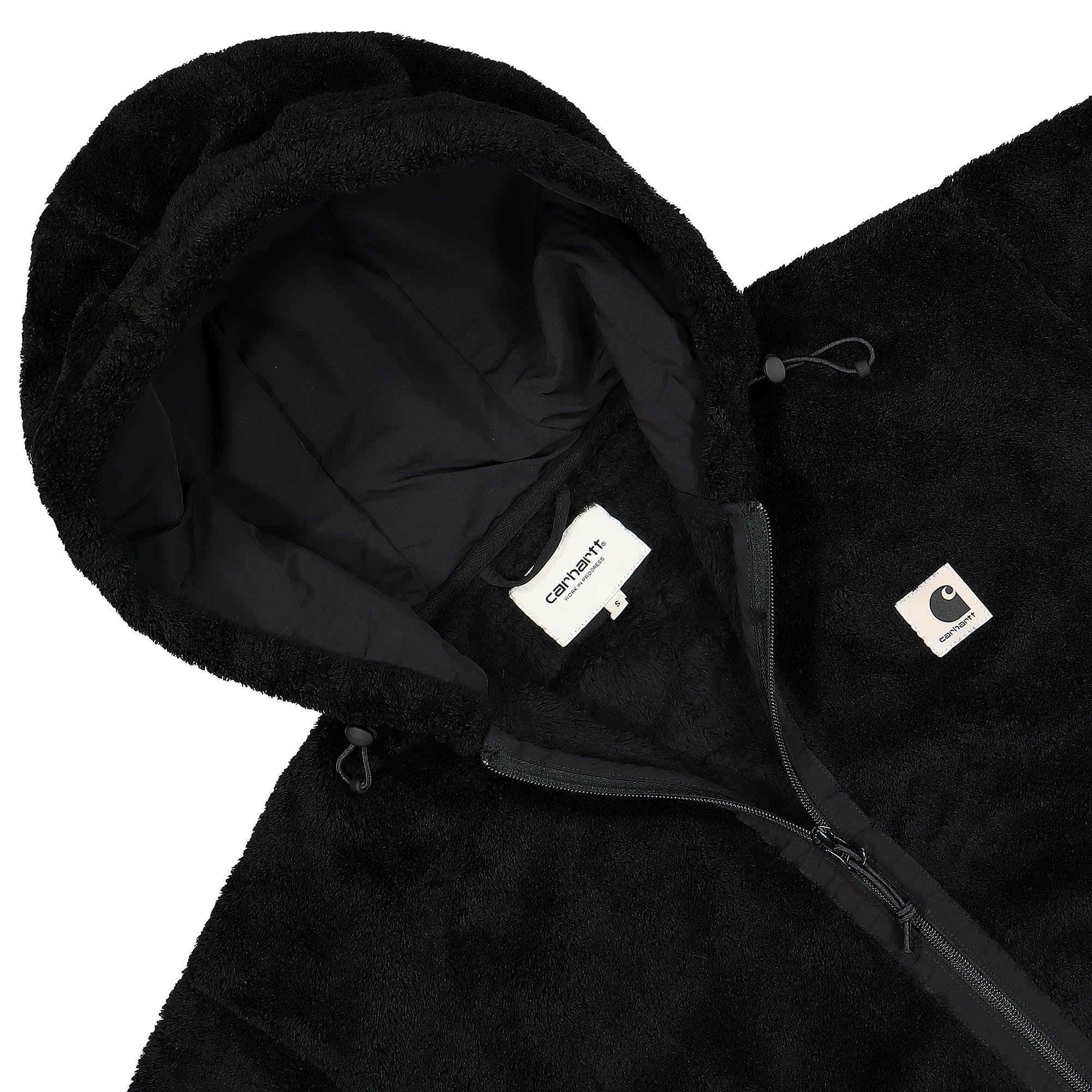 Carhartt WIP W Hooded Mirada Jacket Black Jackets Close-up | Overkill