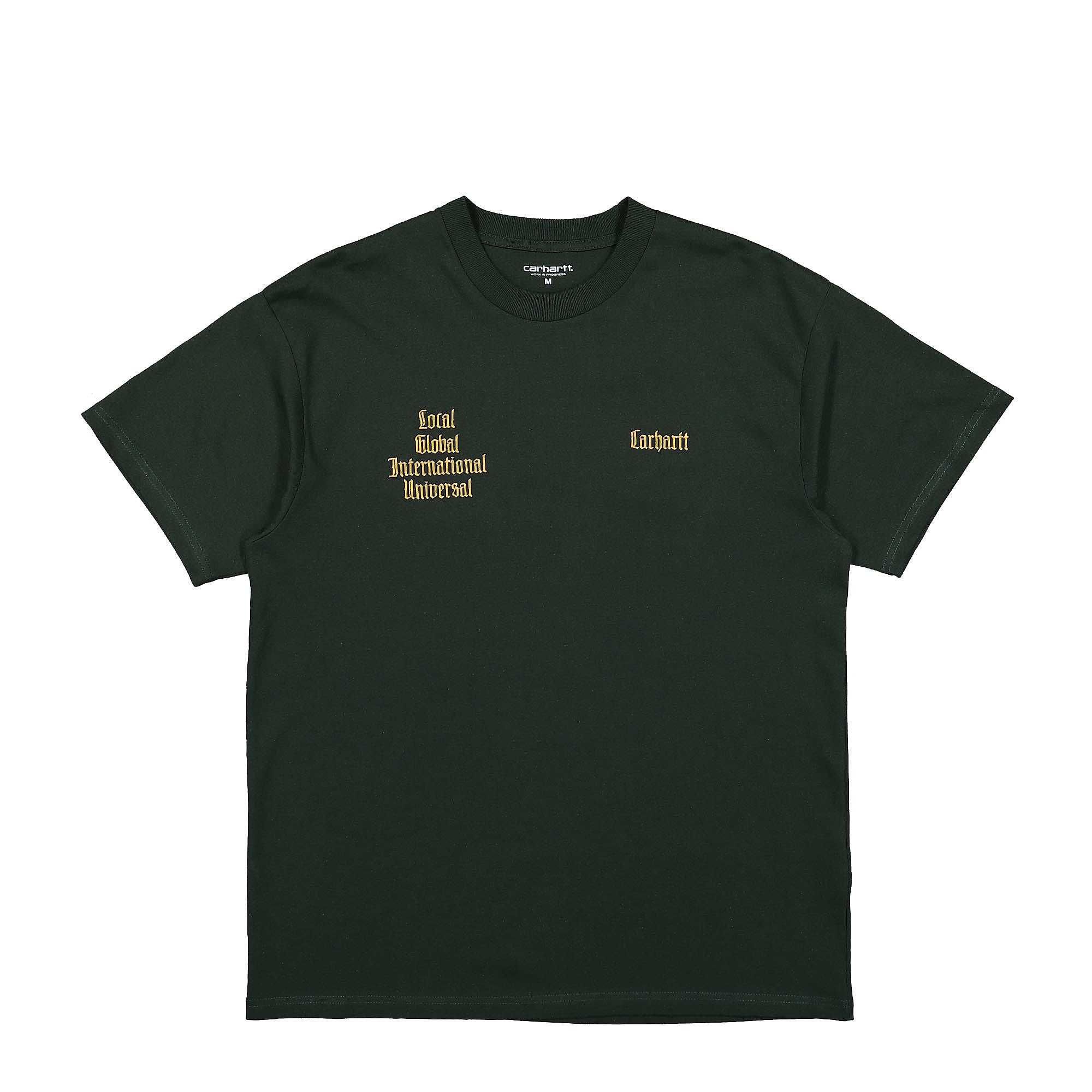 Carhartt WIP S/S Letterman T-Shirt Dark Cedar / Ochre T-Shirts I031010.0ZH.XX.03 | Overkill