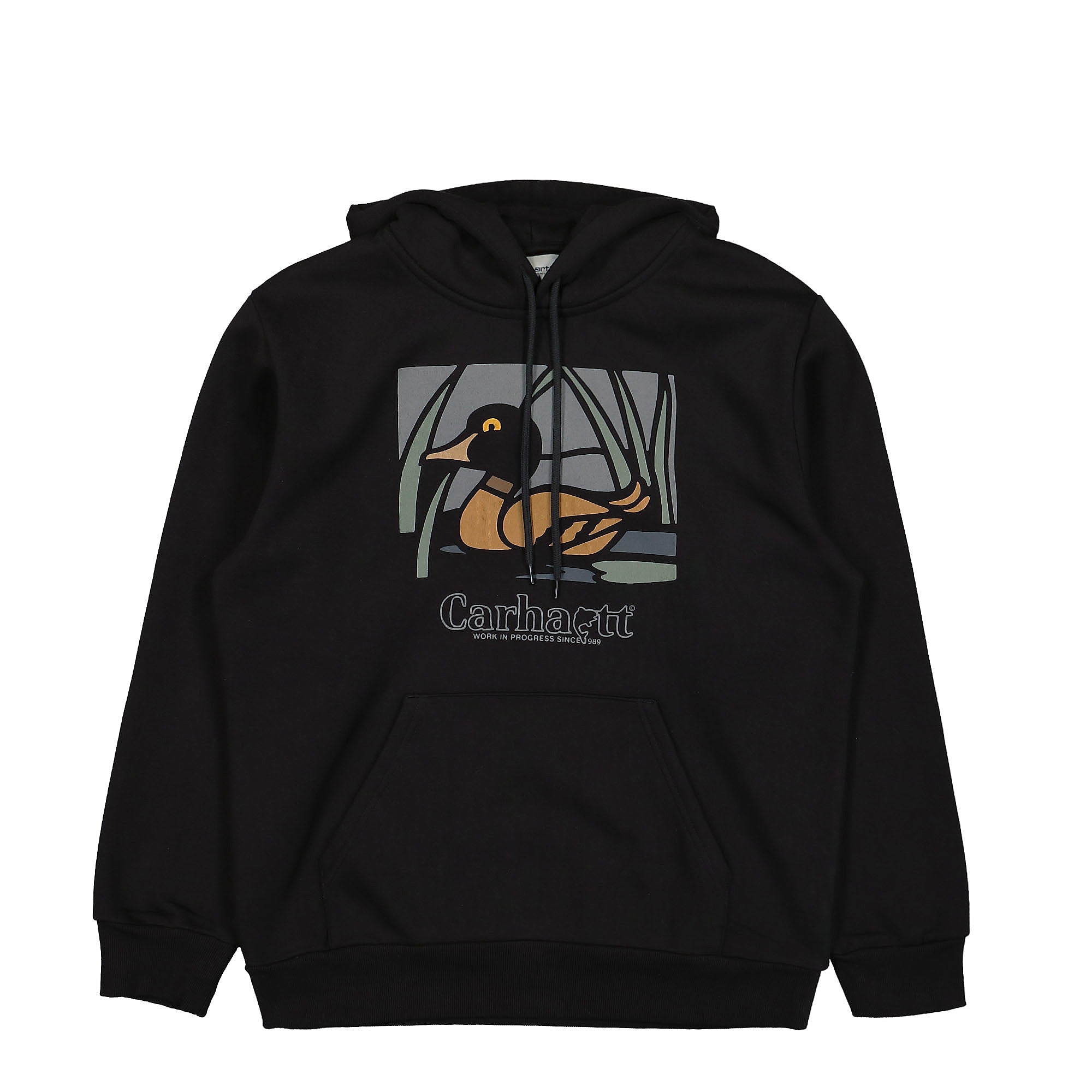 Carhartt WIP Hooded Duck Pond Sweat Black Hoodies I031019.89.XX.03 | Overkill