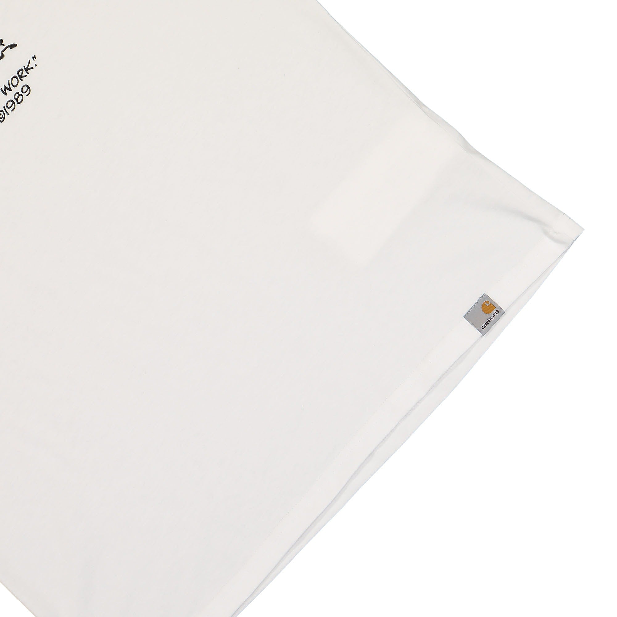 Carhartt WIP S/S Piece of Work T-Shirt White / Black T-Shirts Detailfoto | Overkill