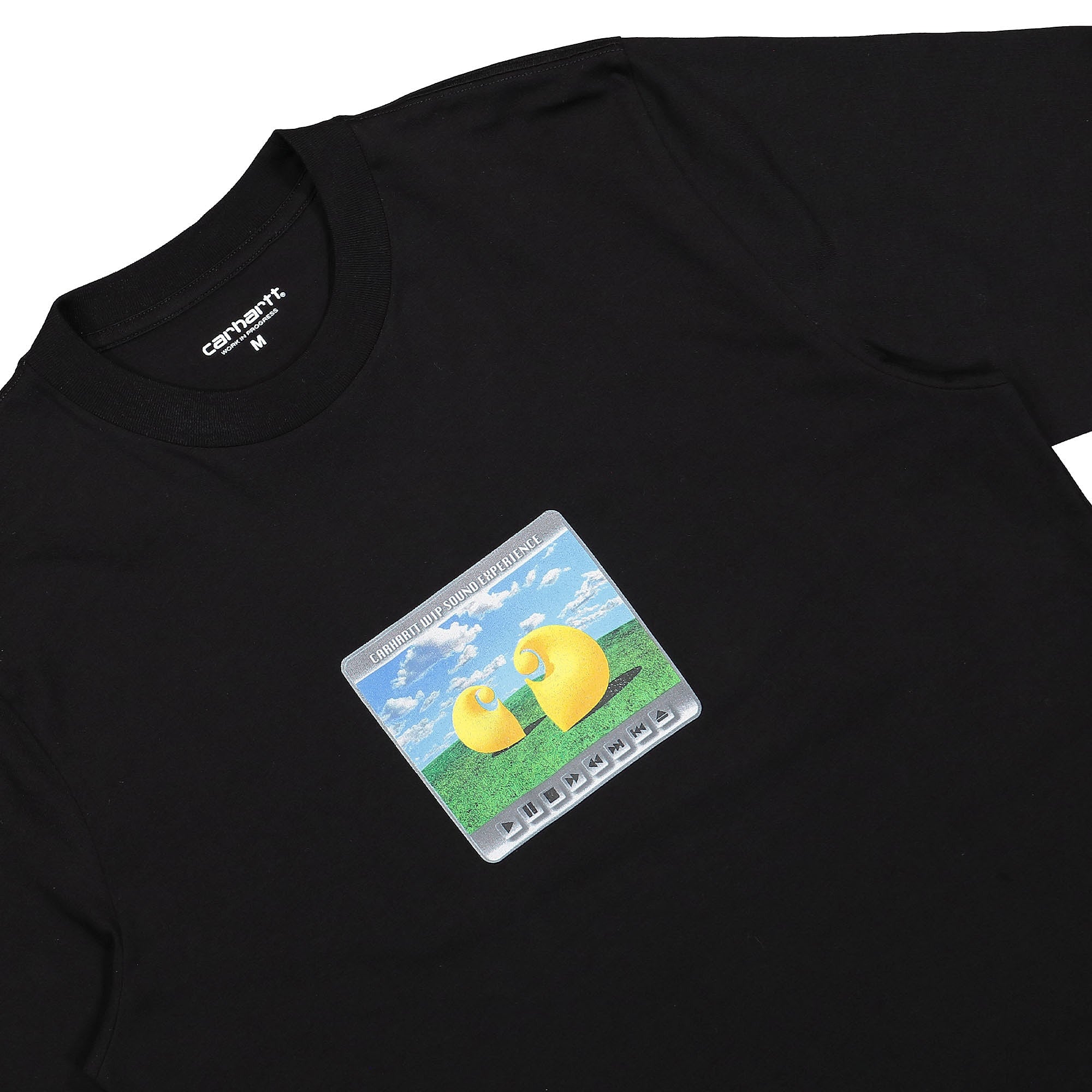 Carhartt WIP S/S Sound Experience T-Shirt Black T-Shirts Close-up | Overkill