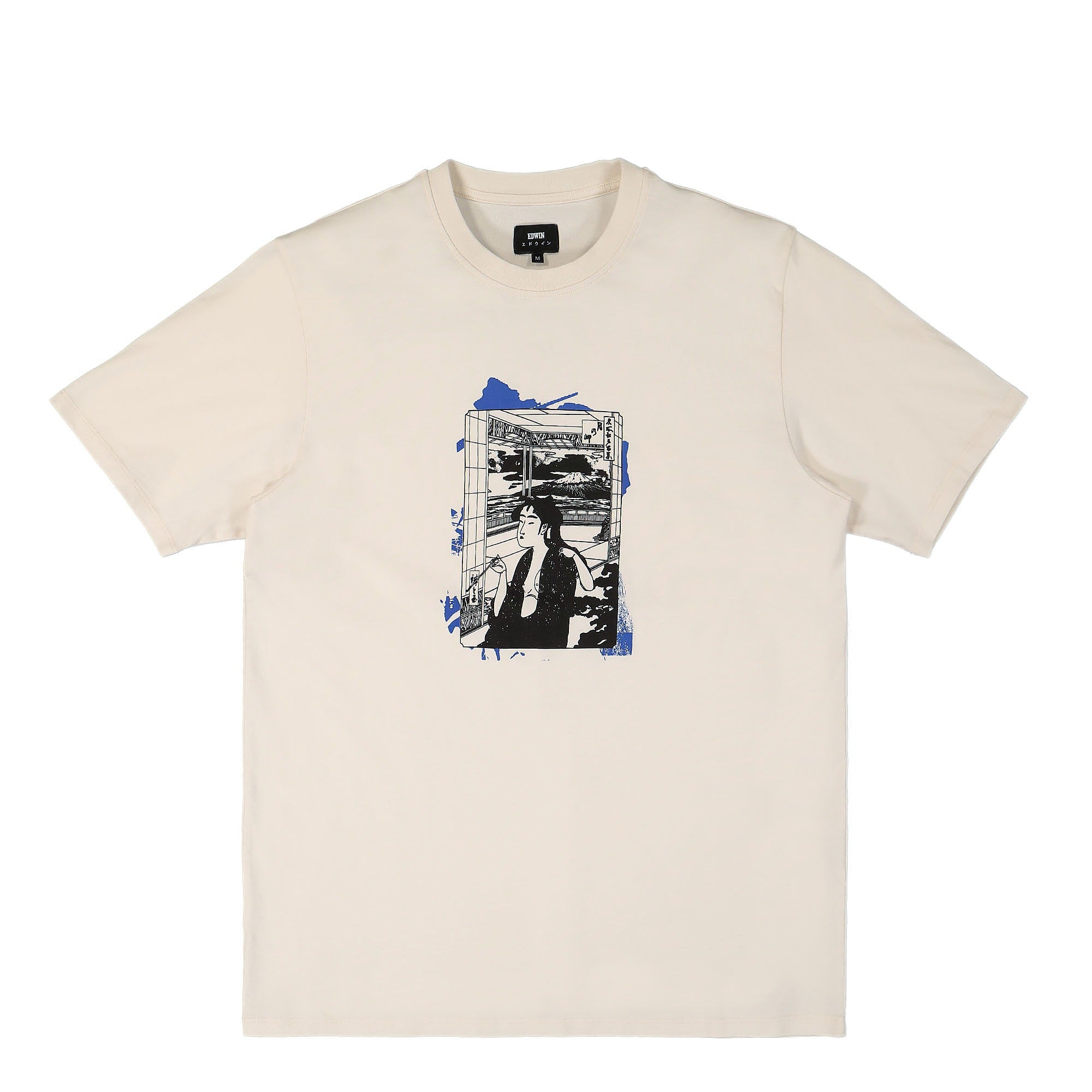 Edwin Serene Fuji I TS Single Jersey Whisper White T-Shirts I031115.WHW.67.03 | Overkill