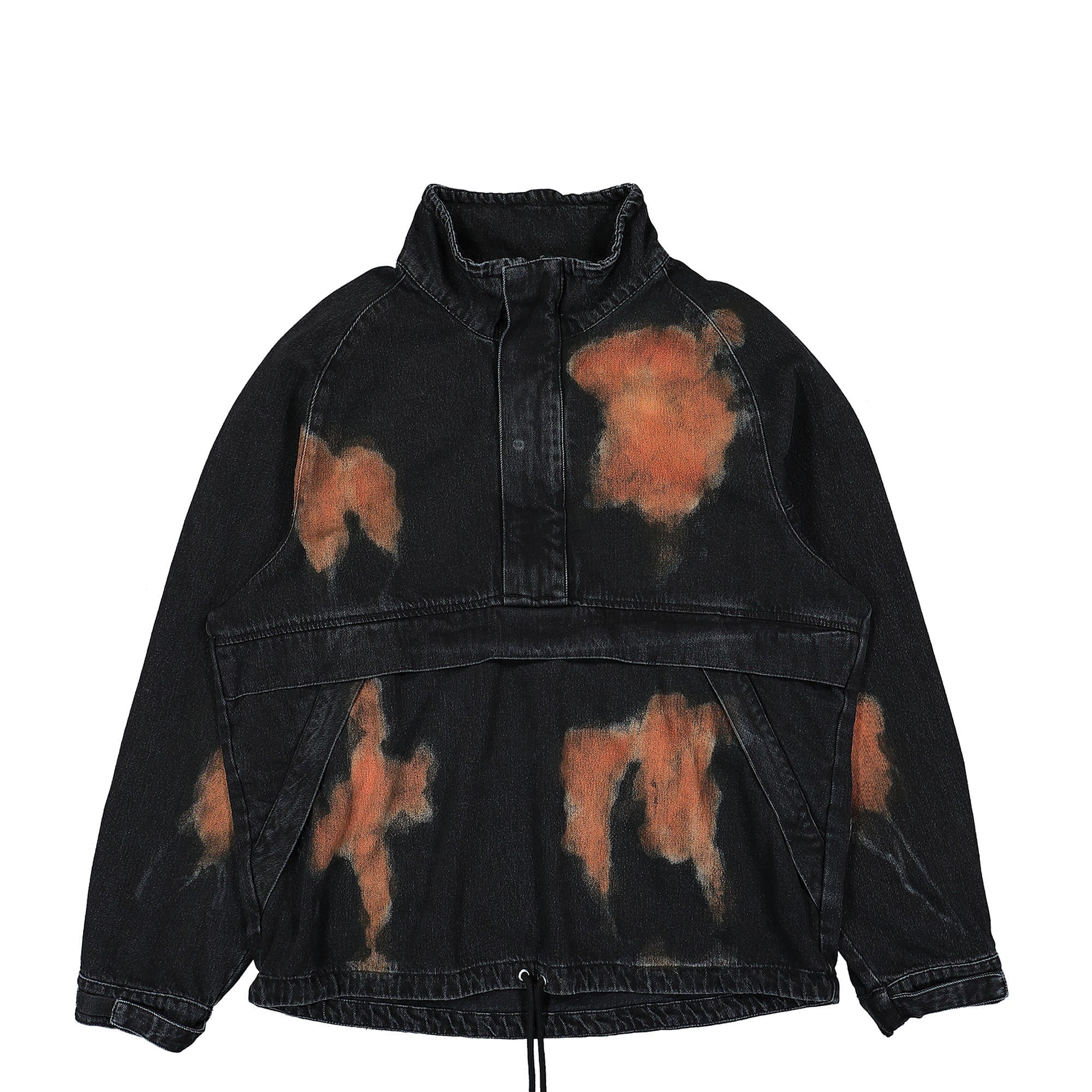 Edwin Crax Pop-Over Jacket Black Lava Stone Wash Jackets I031119.89.L4.03 | Overkill
