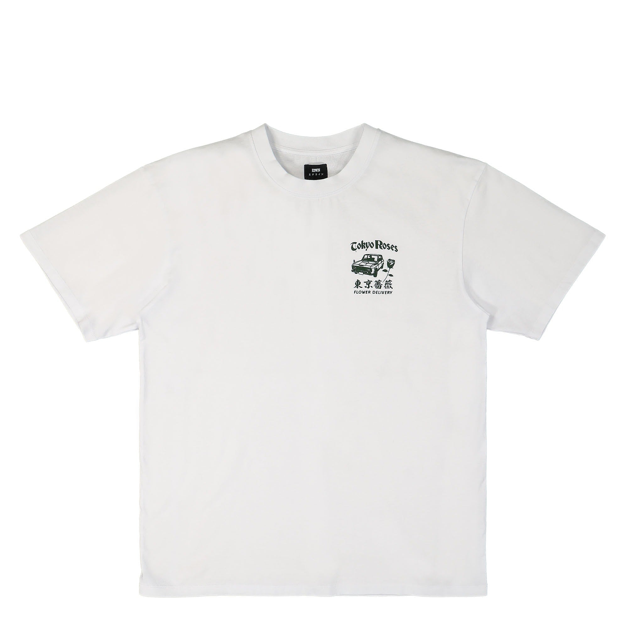 Edwin Tokyo Roses TS Single Jersey White T-Shirts I031128.02.67.03 | Overkill