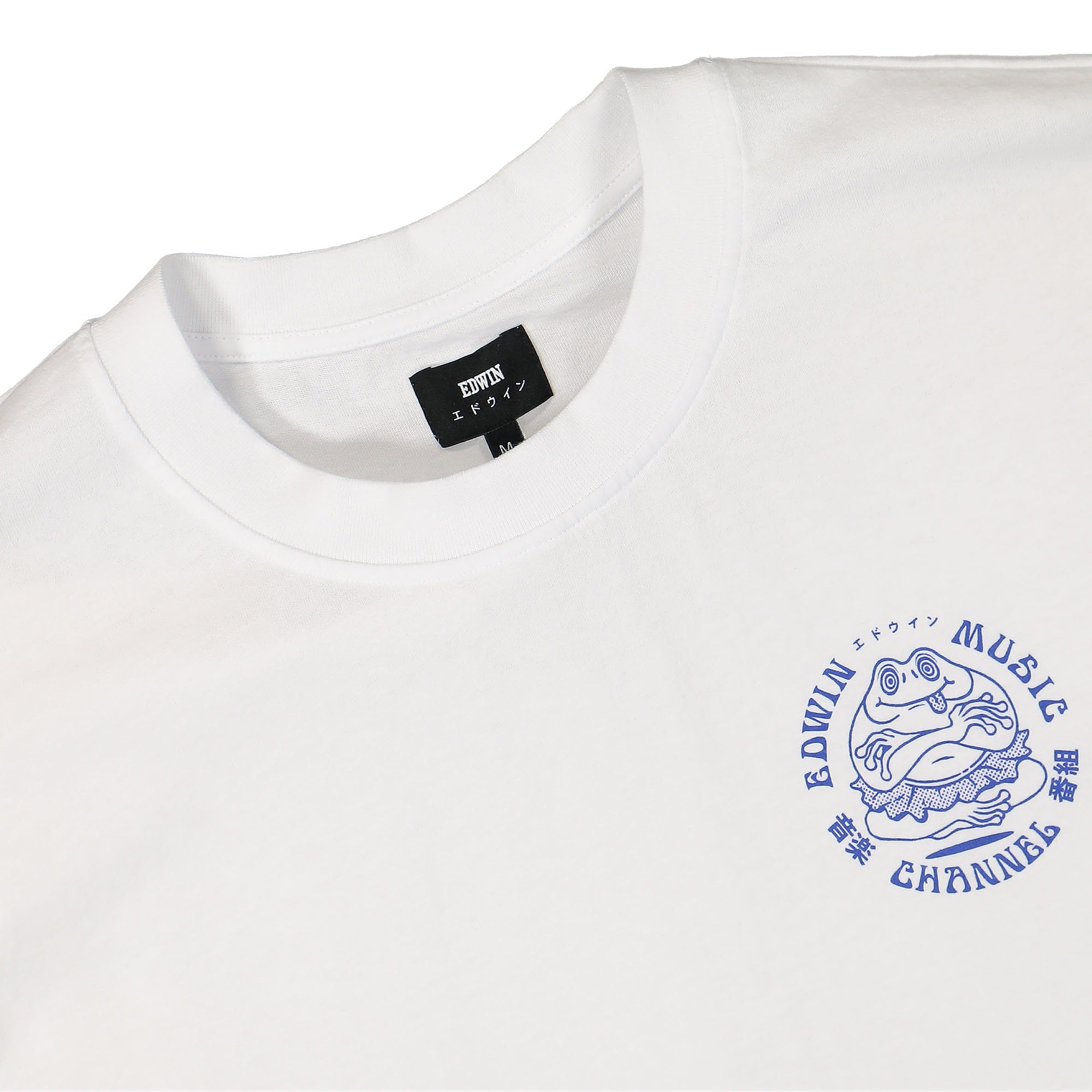 Edwin Music Channel T-Shirt White T-Shirts Material | Overkill