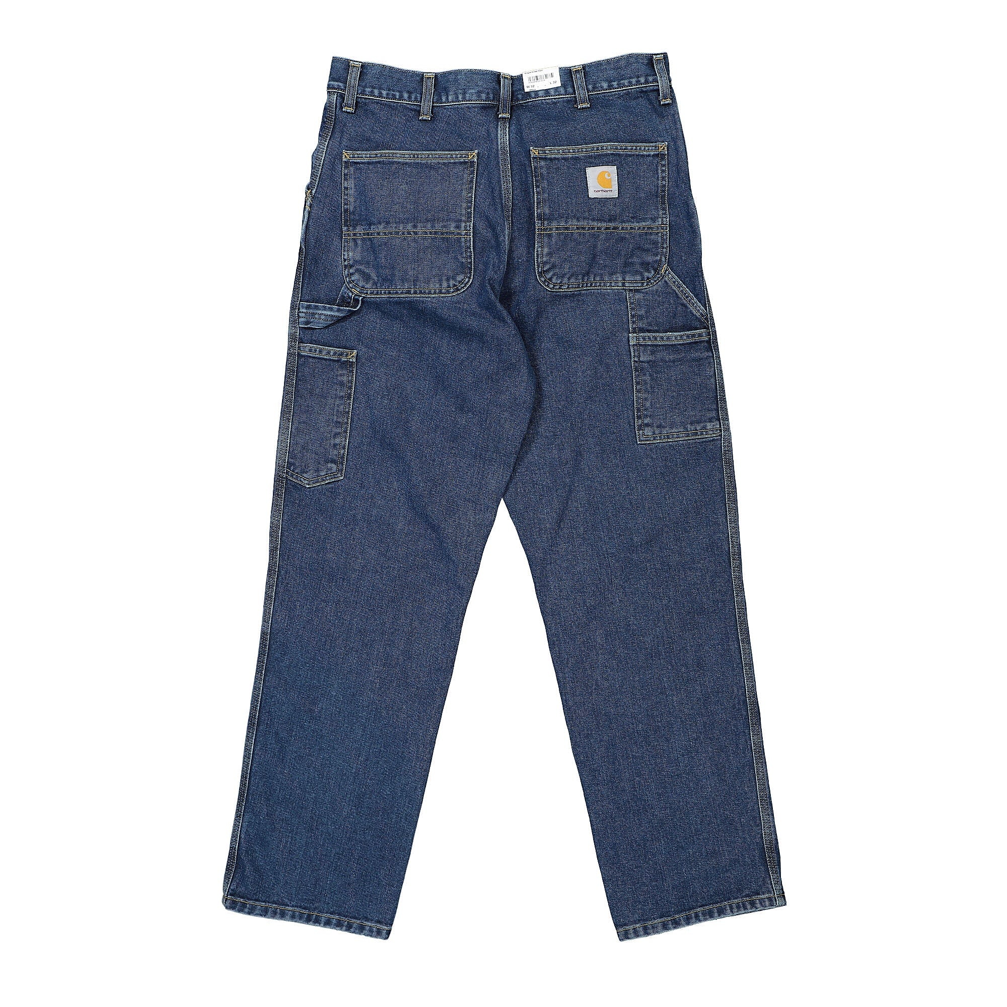 Carhartt WIP Single Knee Pant Blue Stone Washed Sweat & Track Pants Material | Overkill