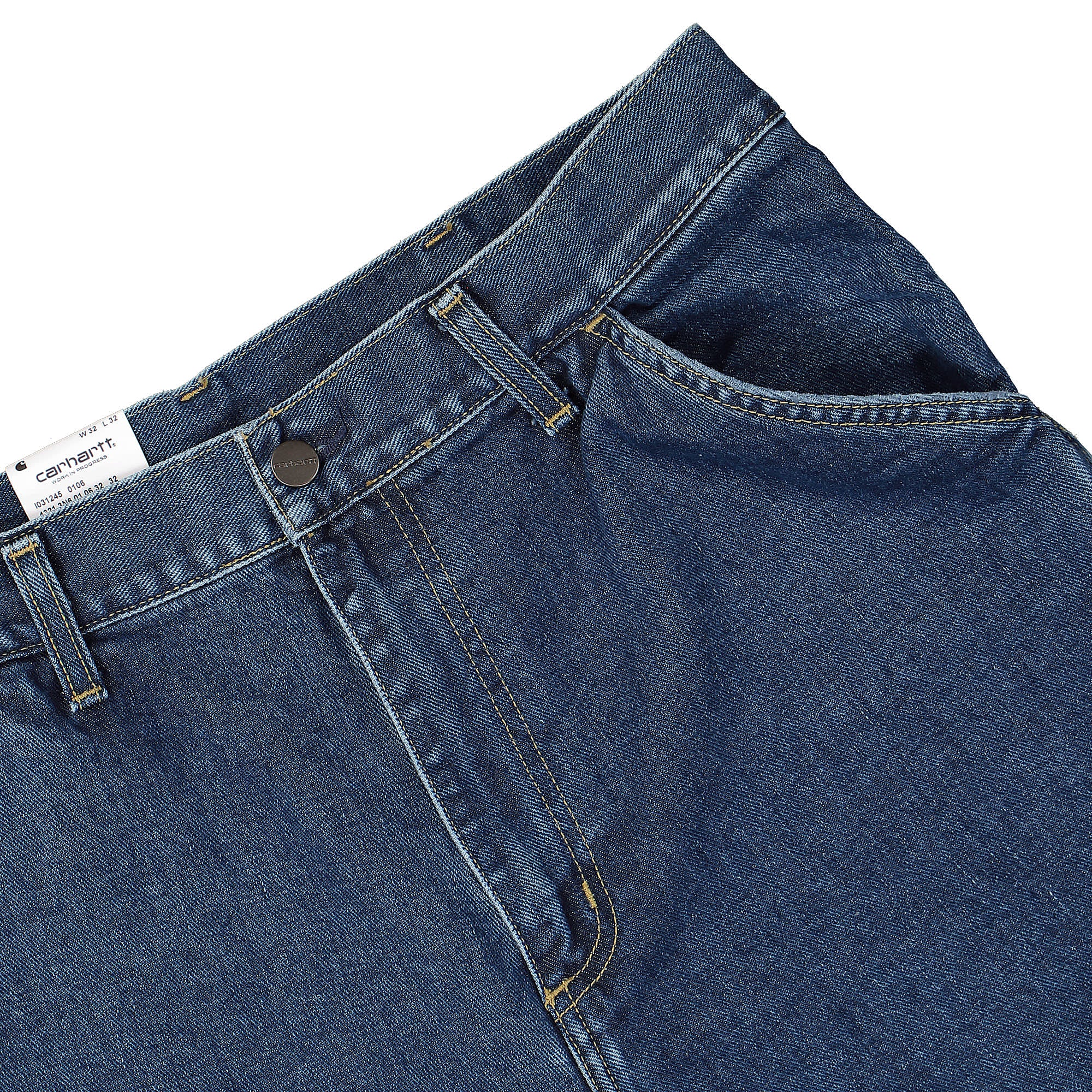 Carhartt WIP Single Knee Pant Blue Stone Washed Sweat & Track Pants Detailfoto | Overkill
