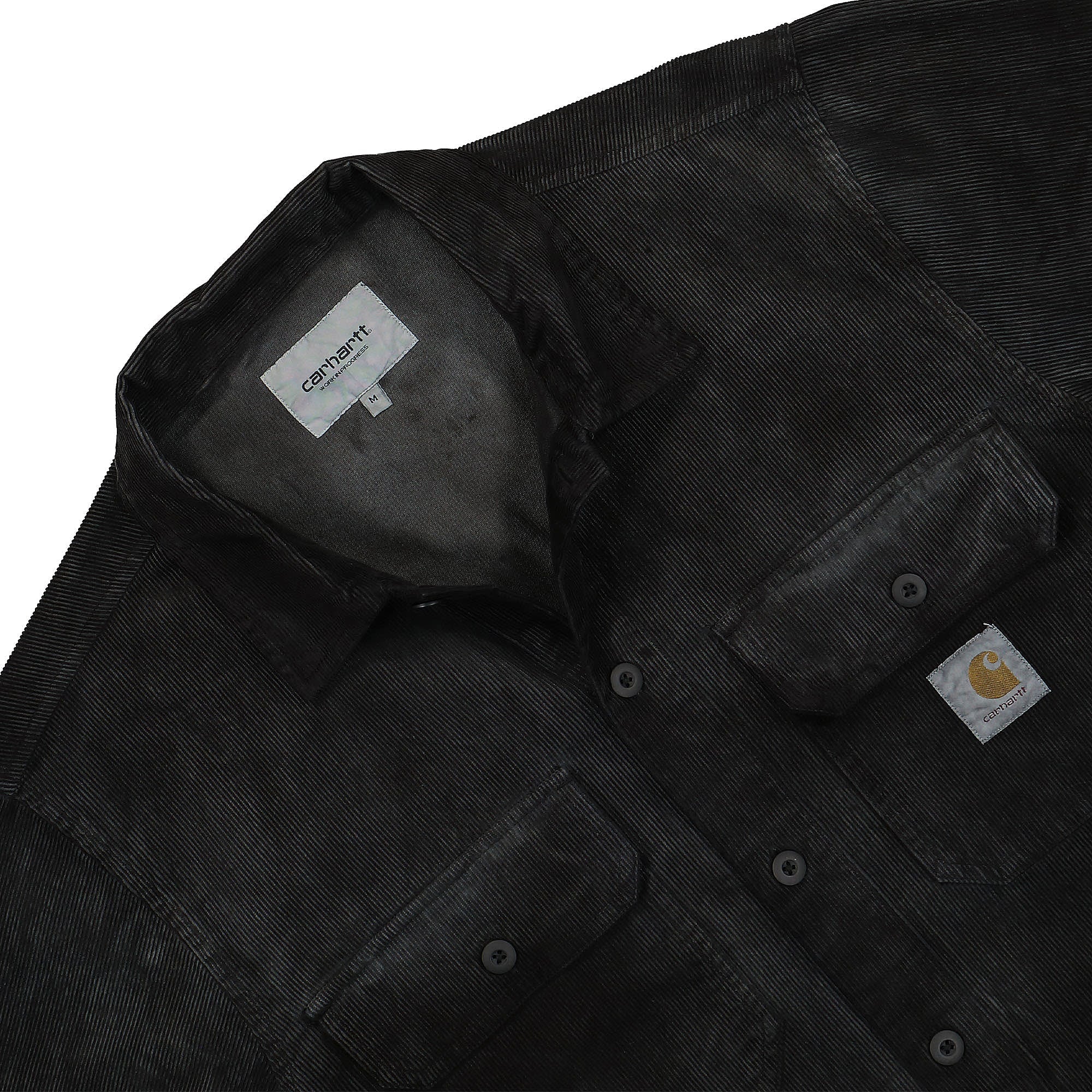 Carhartt WIP Dixon Chromo Shirt Black Chromo Shirts Close-up | Overkill