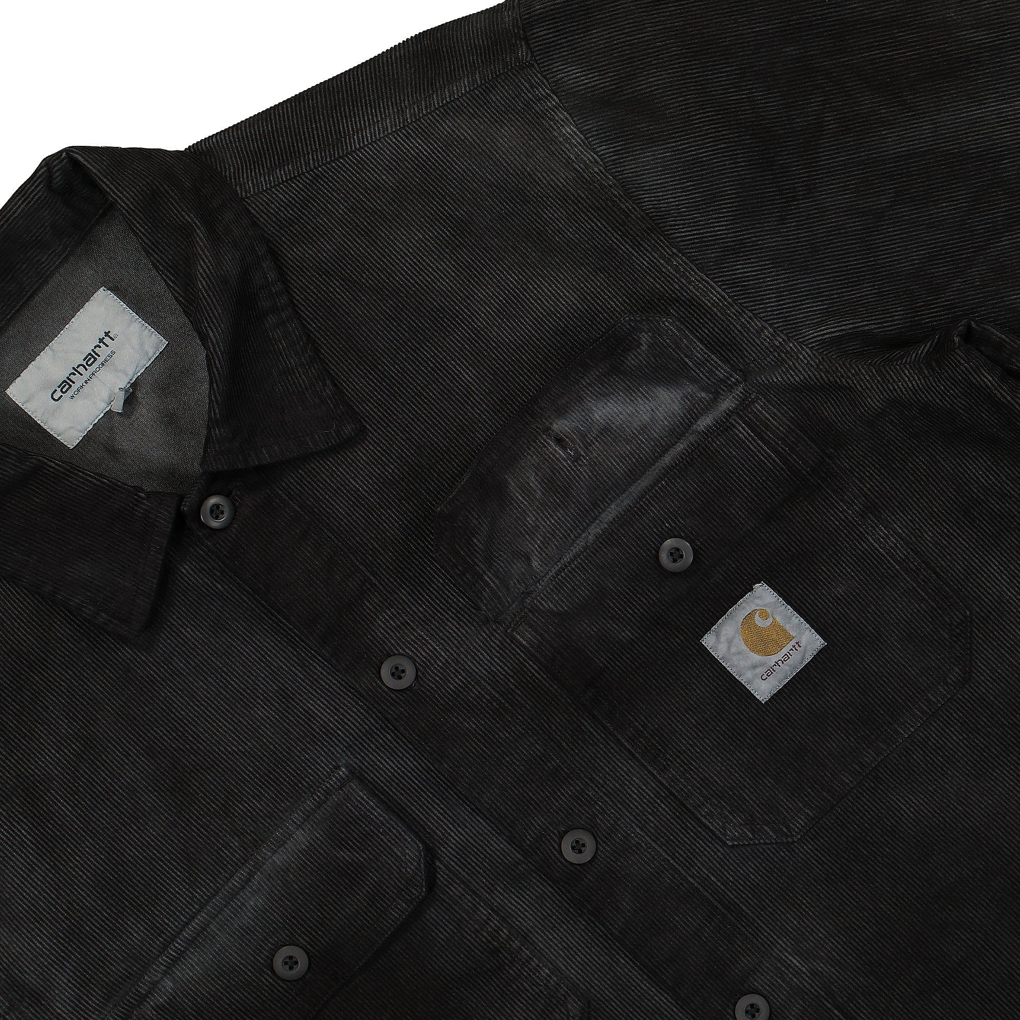Carhartt WIP Dixon Chromo Shirt Black Chromo Shirts Detailfoto | Overkill