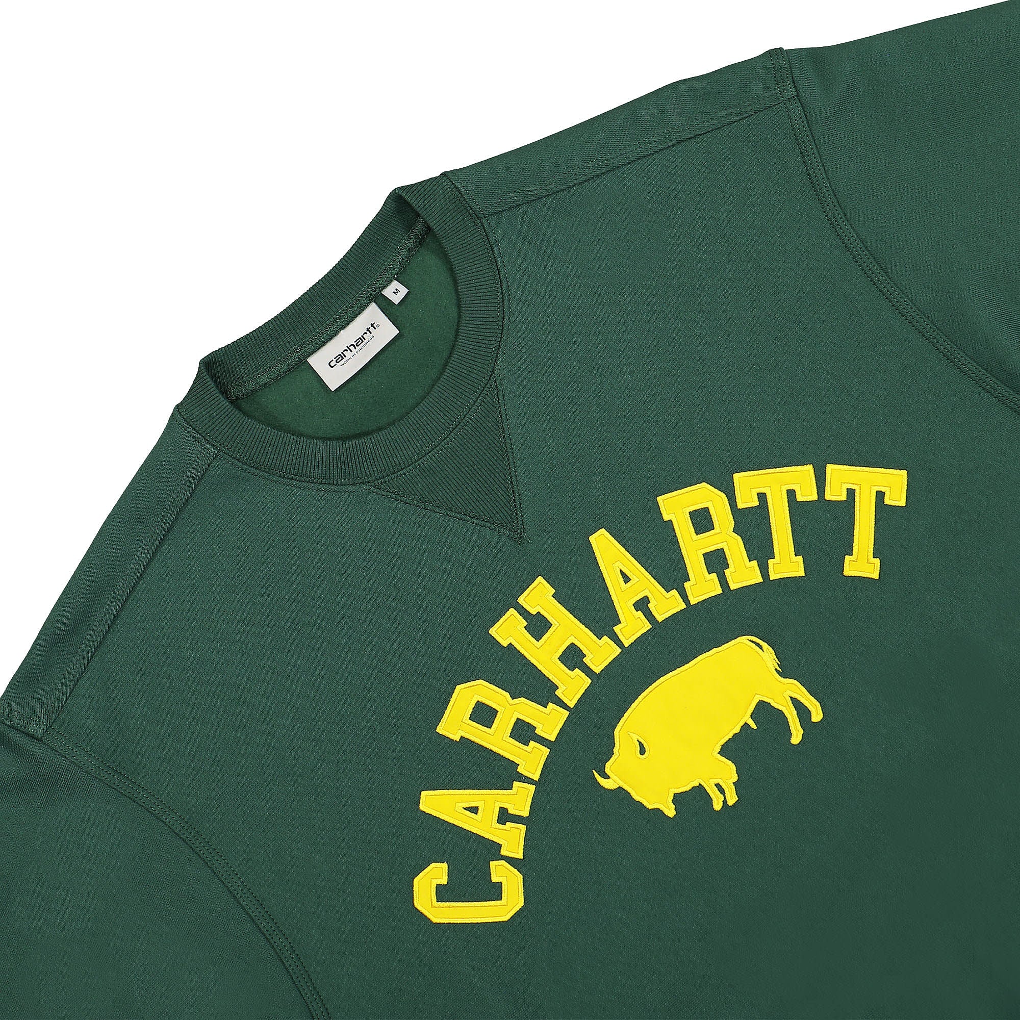 Carhartt WIP Locker Sweat Treehouse / Yellow Sweatshirts Close-up | Overkill