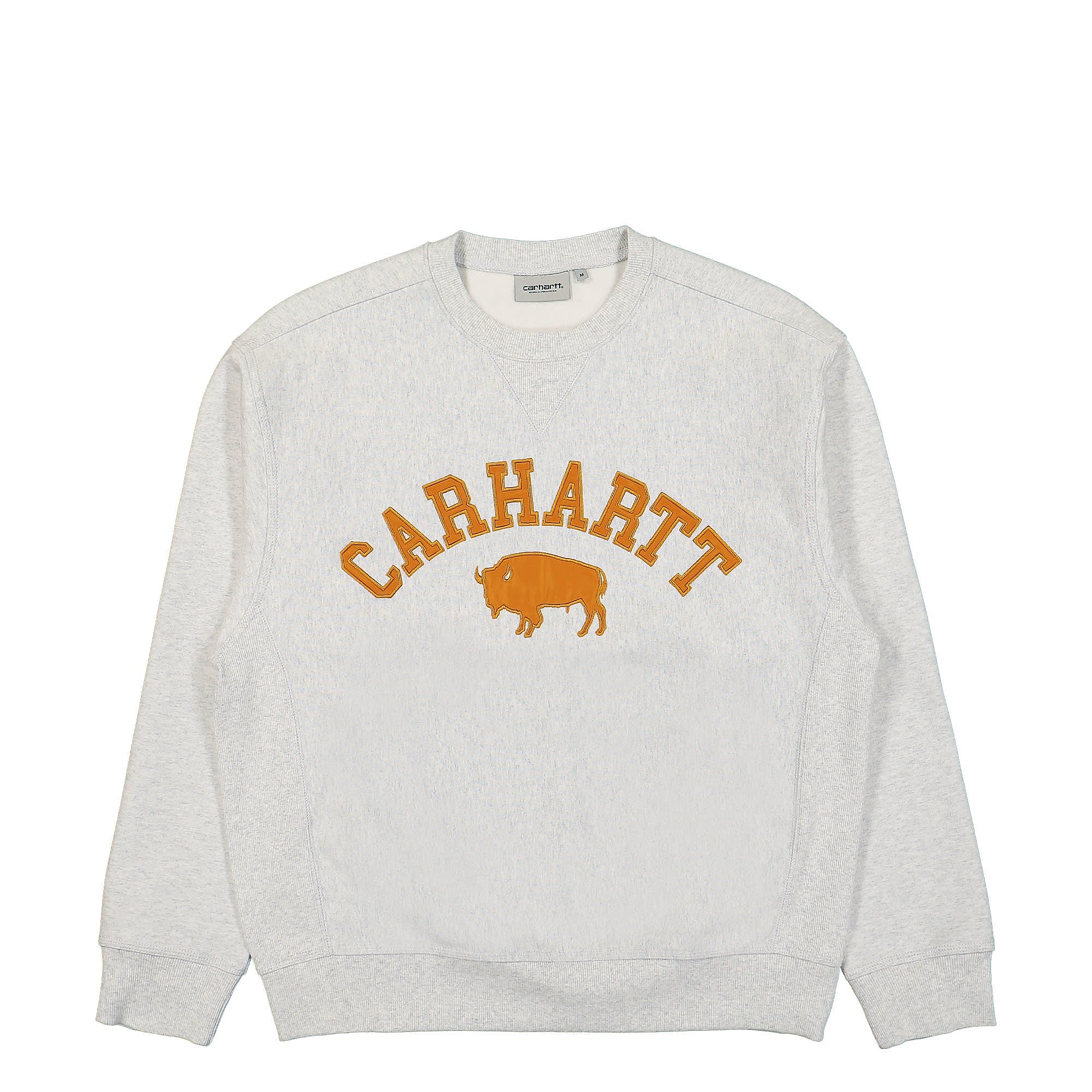 Carhartt WIP Locker Sweat Ash Heather / Brown Sweatshirts I031408.1ET.XX.03 | Overkill