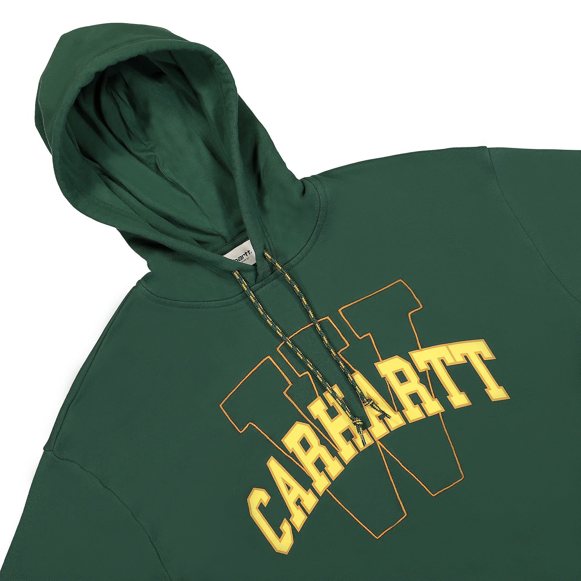 Carhartt WIP W Hooded Grand Locker Sweat Treehouse Hoodies Close-up | Overkill