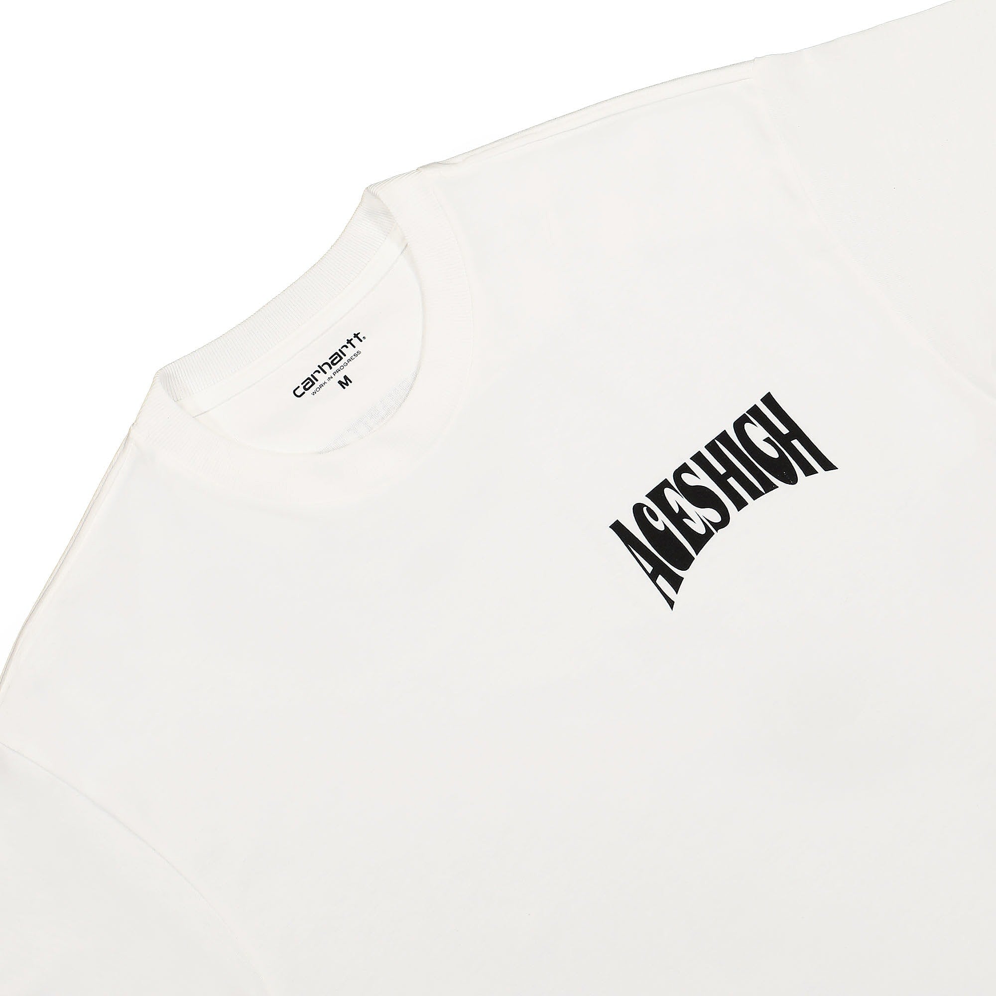 Carhartt WIP S/S Aces T-Shirt White / Black T-Shirts Close-up | Overkill