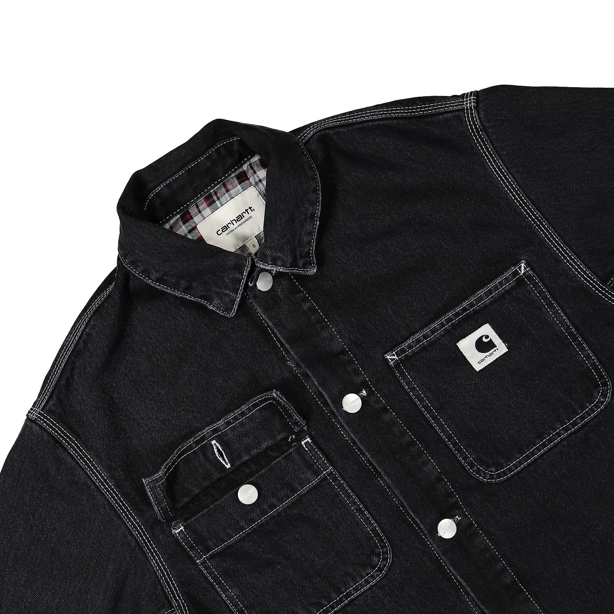 Carhartt WIP W Rider Shirt Jac Black Jackets Detailfoto | Overkill