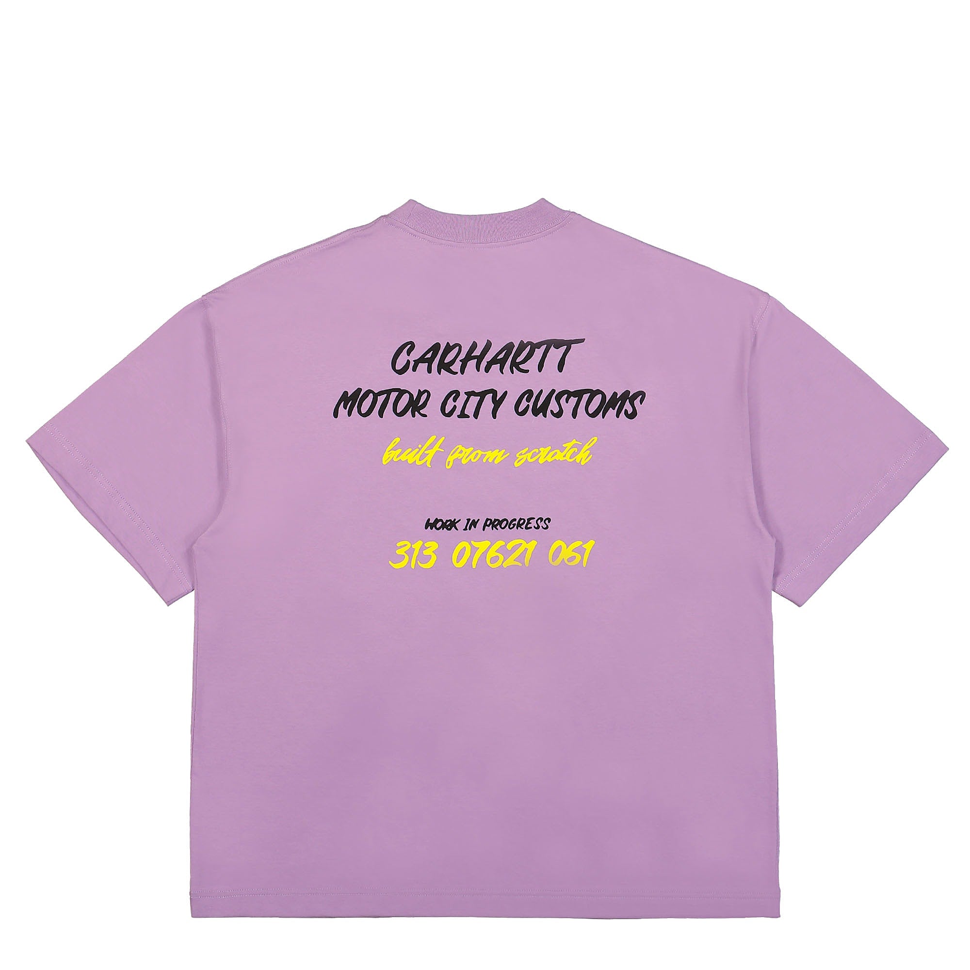 Carhartt WIP S/S Built From Scratch T-Shirt Violanda T-Shirts Close-up | Overkill