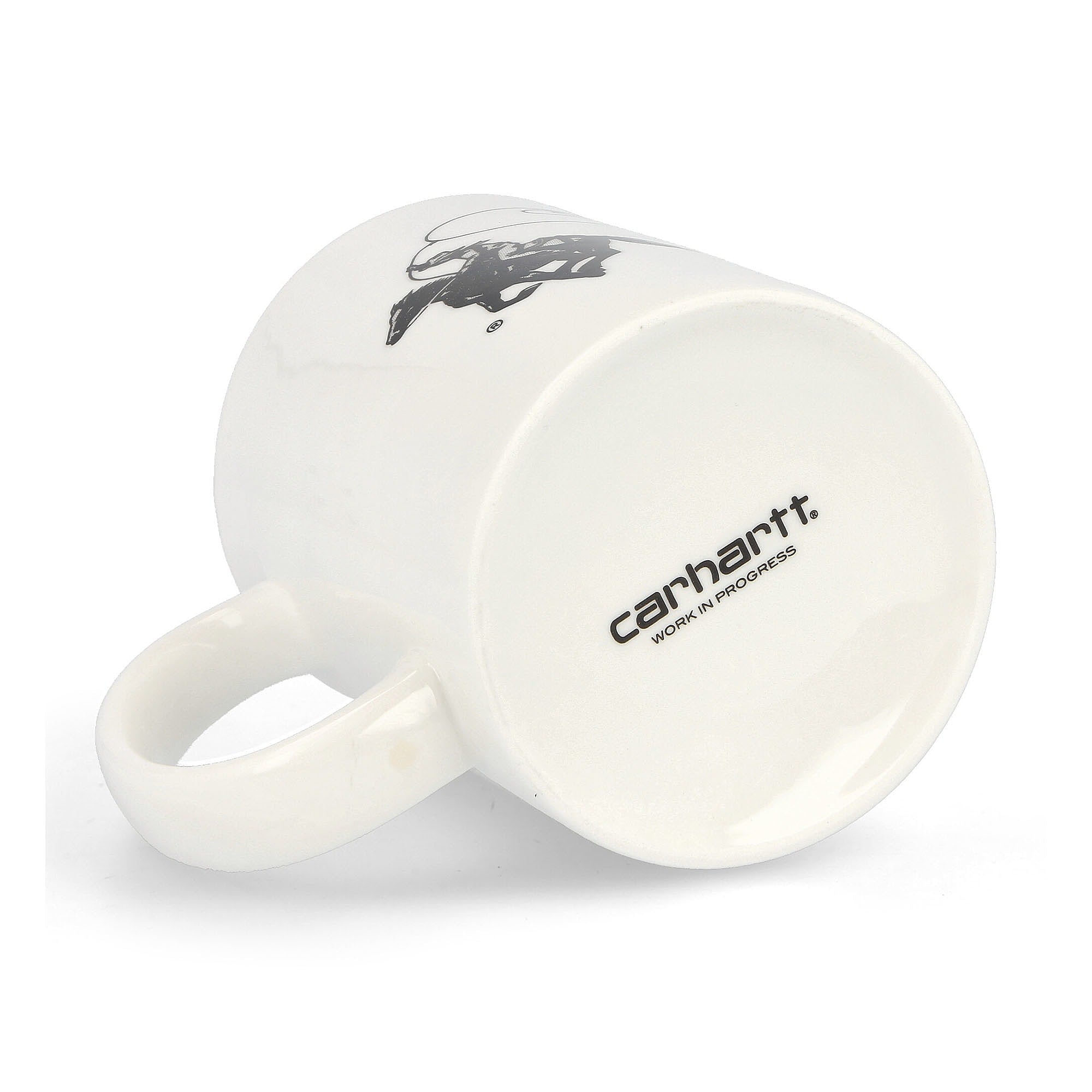Carhartt WIP Lasso Mug White / Black Mugs & Bottles Detail view 1 | Overkill