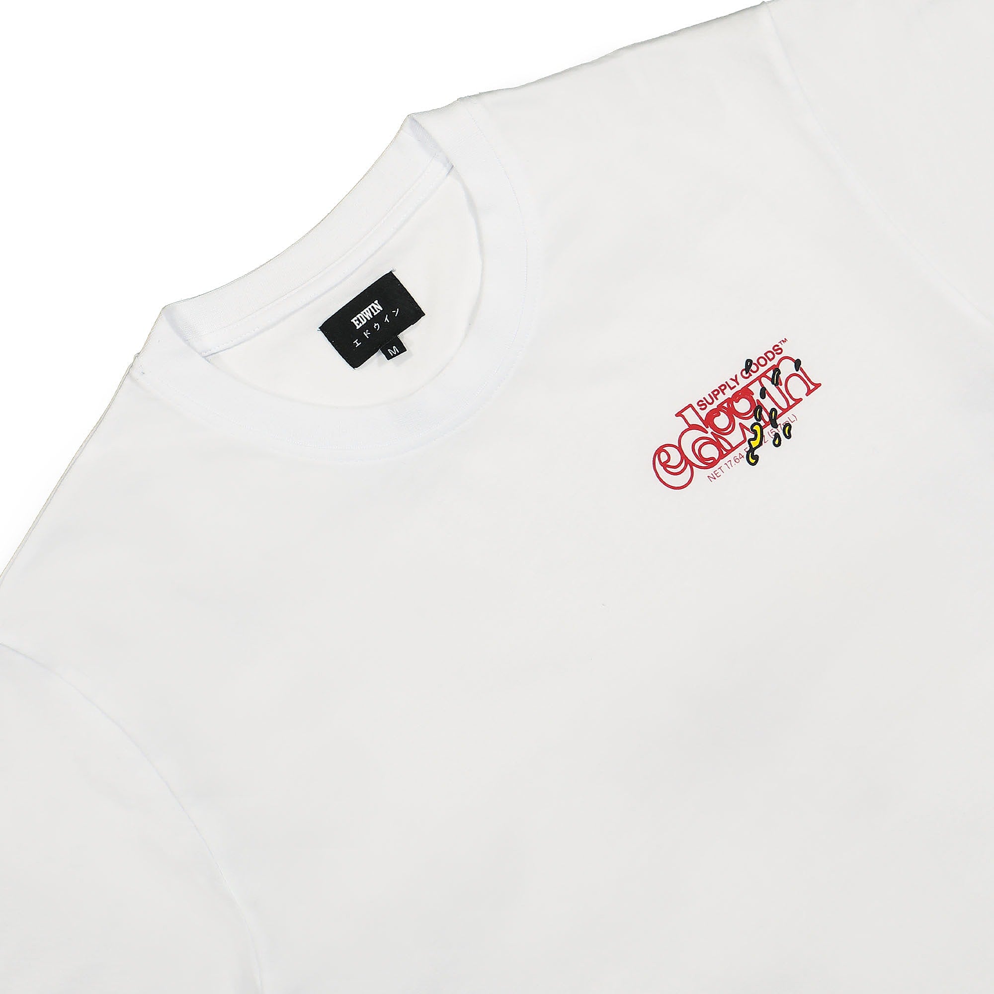 Edwin Mayo Single Jersey T-Shirt White Garment Washed T-Shirts Material | Overkill