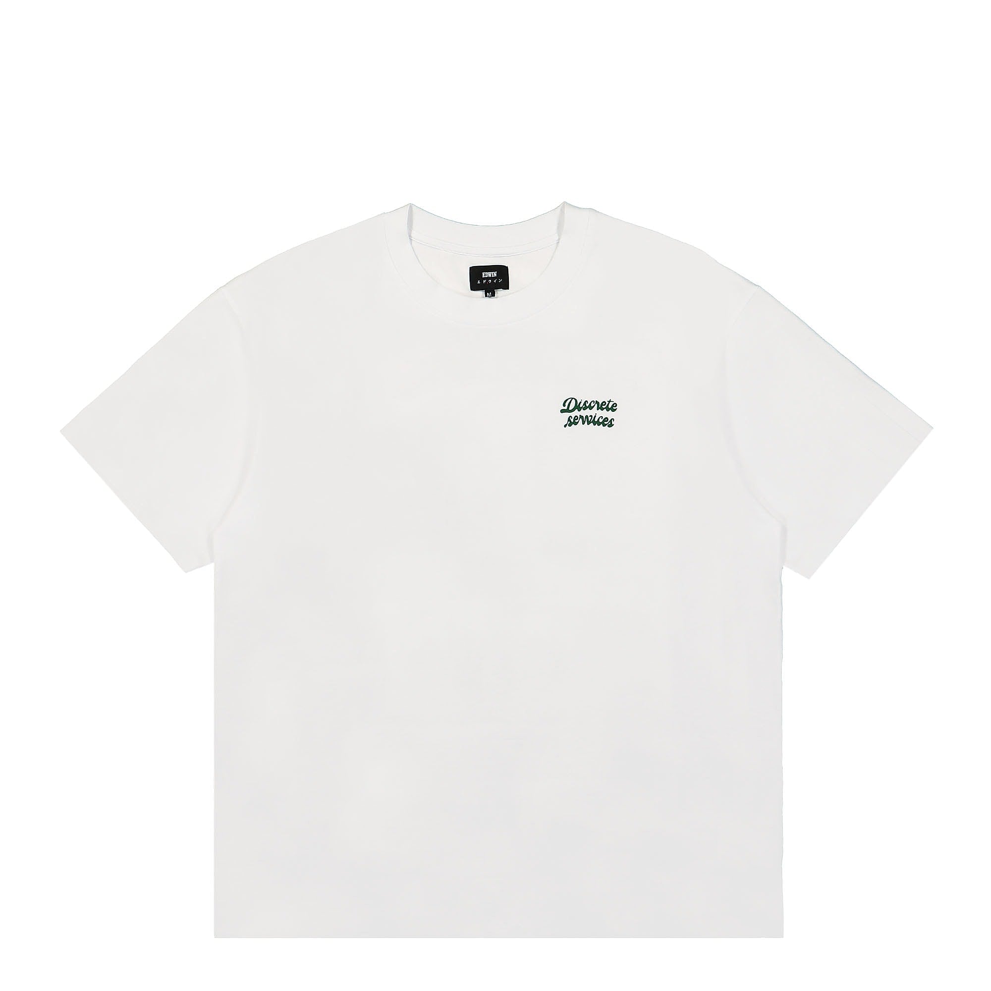 Edwin Discrete Services TS Single Jersey White T-Shirts I031904.02.67.03 | Overkill
