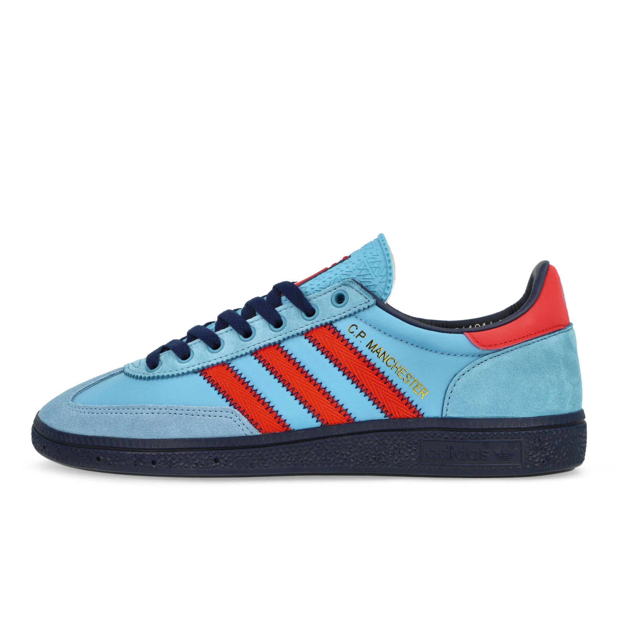 adidas Manchester SPZL Light Blue / Bright Red / Dark Blue Low Top Sneakers IH3312 | Overkill
