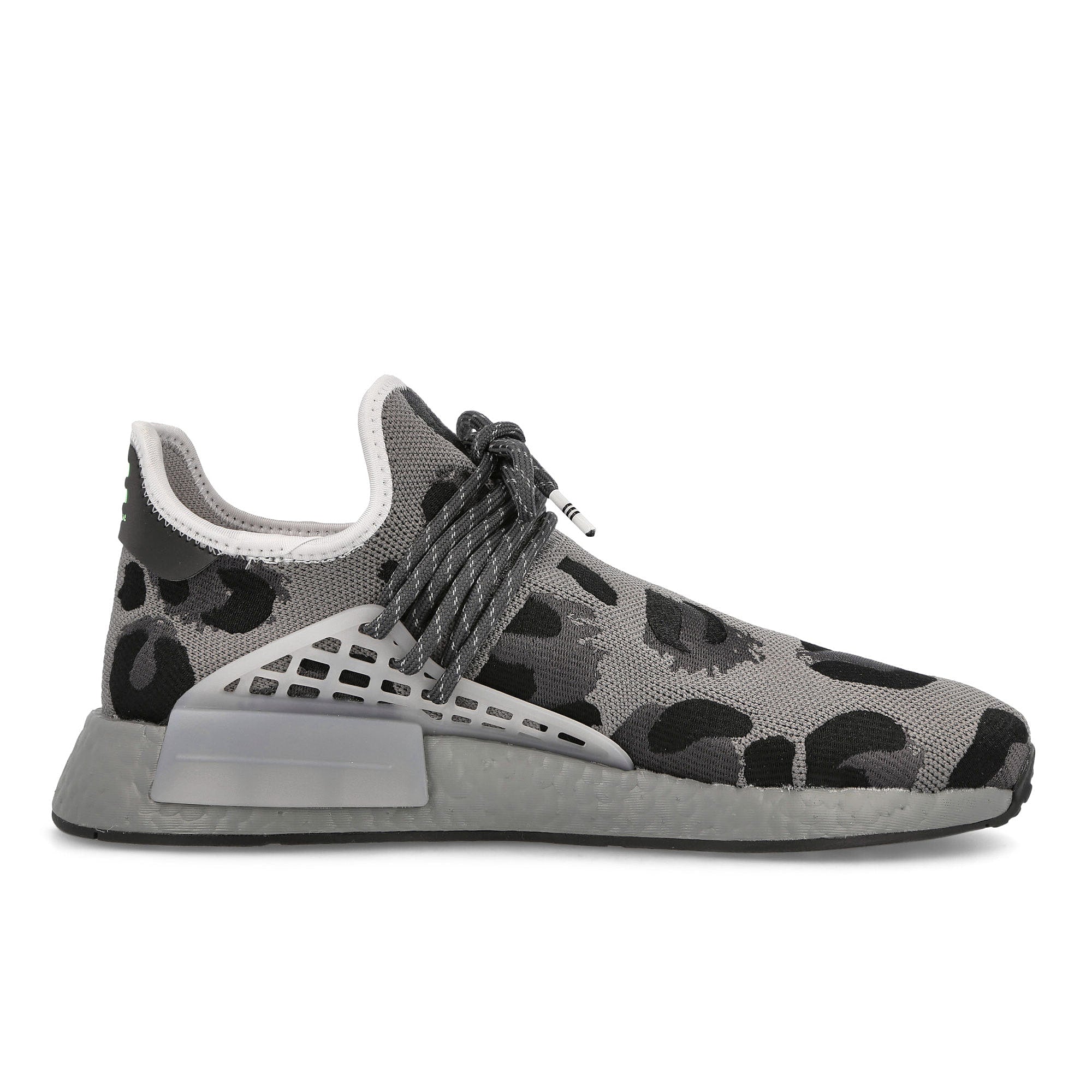 adidas Pharrell Williams x adidas HU NMD Animal Print Ash / Mgsogr / Core Black Sneakers Silhouette | Overkill