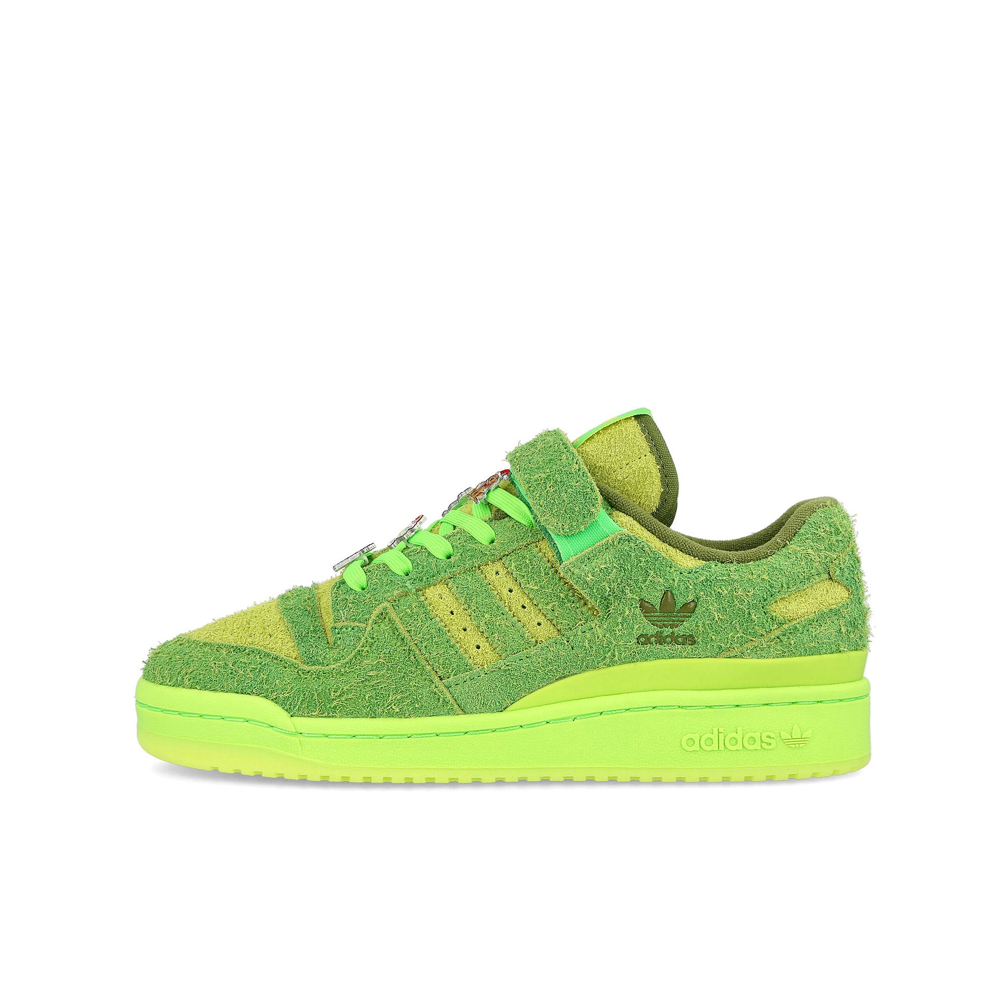 adidas Forum Low Classic Junior The Grinch Supplier Colour-Solar Green-Red Sneakers ID4315 | Overkill