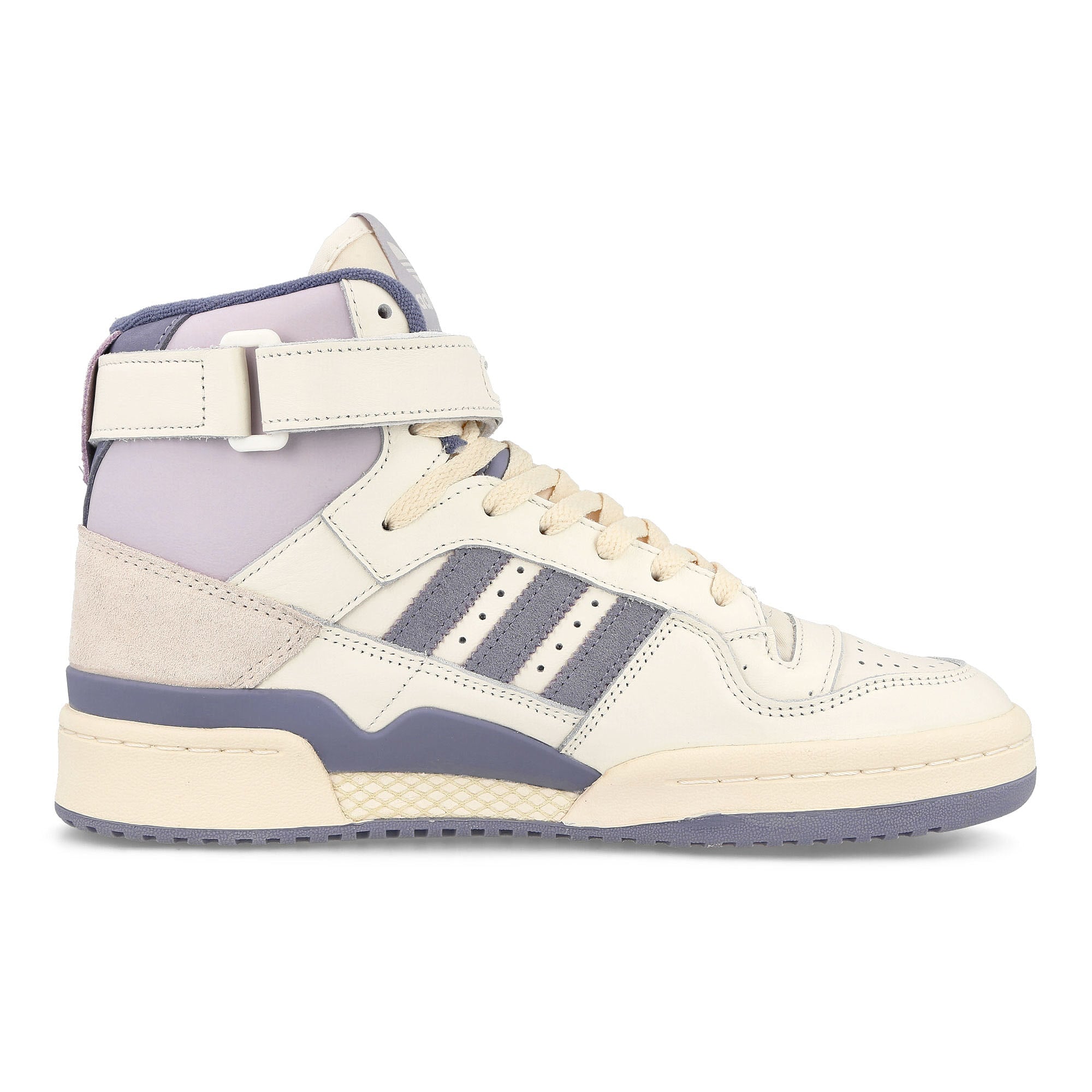 adidas Forum 84 Hi White-Silver - Violet Sneakers Silhouette | Overkill