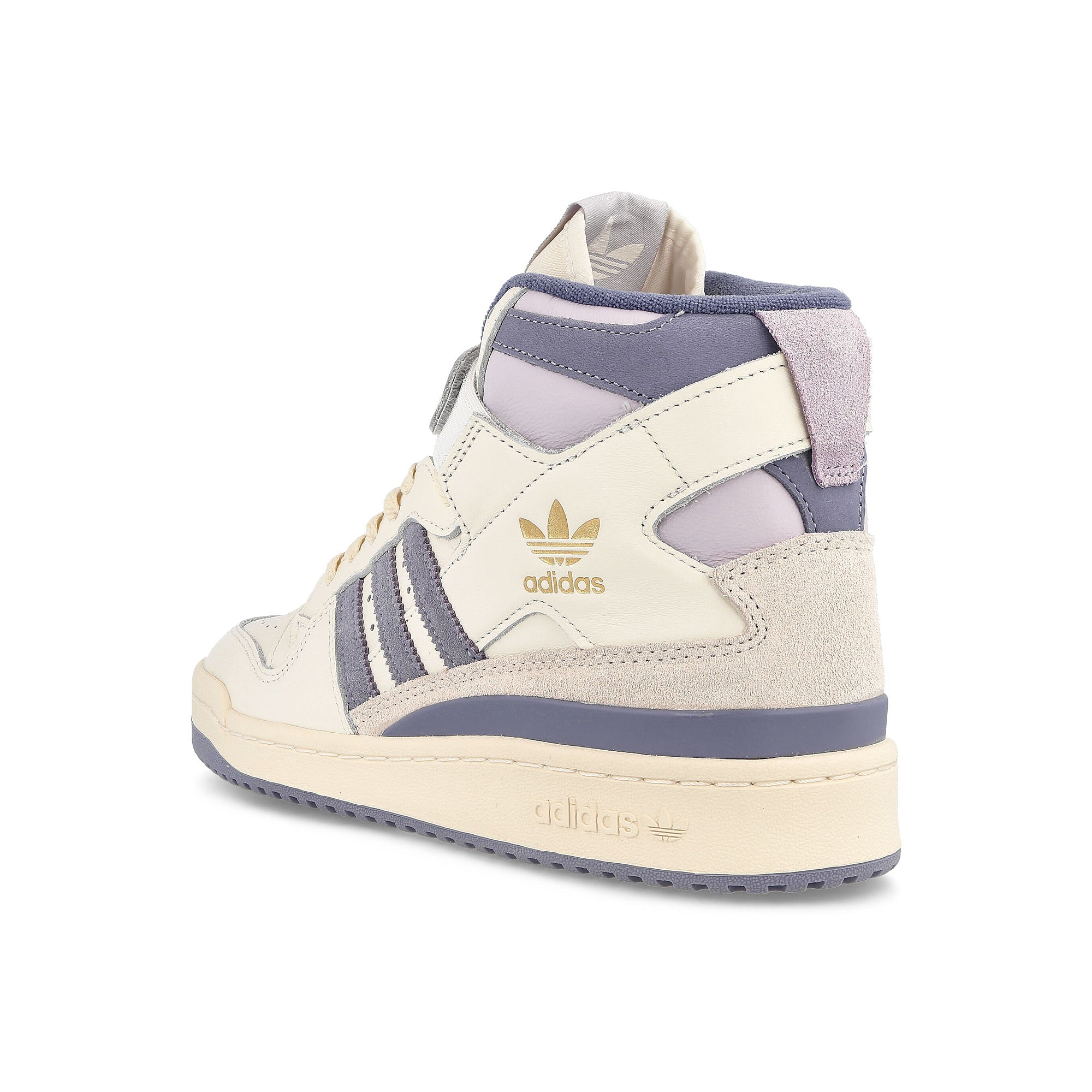 adidas Forum 84 Hi White-Silver - Violet Sneakers Material | Overkill
