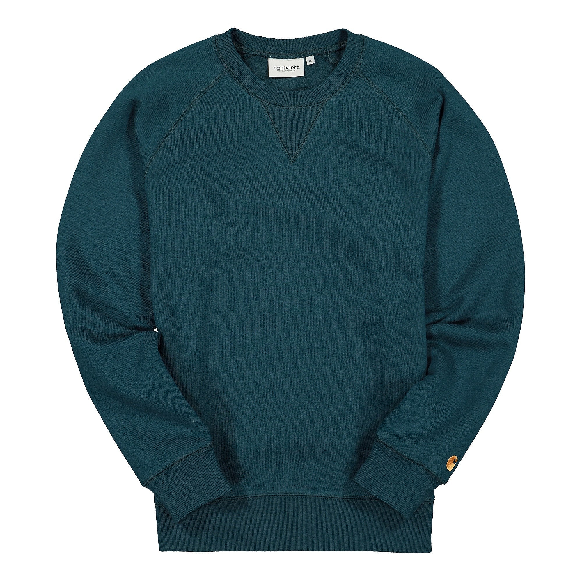 Carhartt WIP Chase Sweat Duck Blue / Gold Sweatshirts I026383.05B.90.03 | Overkill