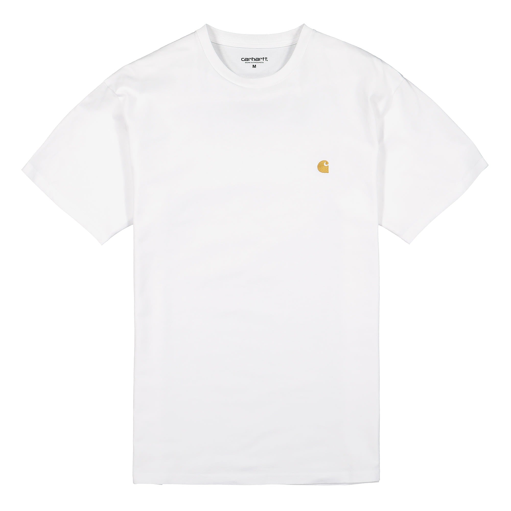 Carhartt WIP S/S Chase Tee White / Gold T-Shirts I026391.02.90.03 | Overkill