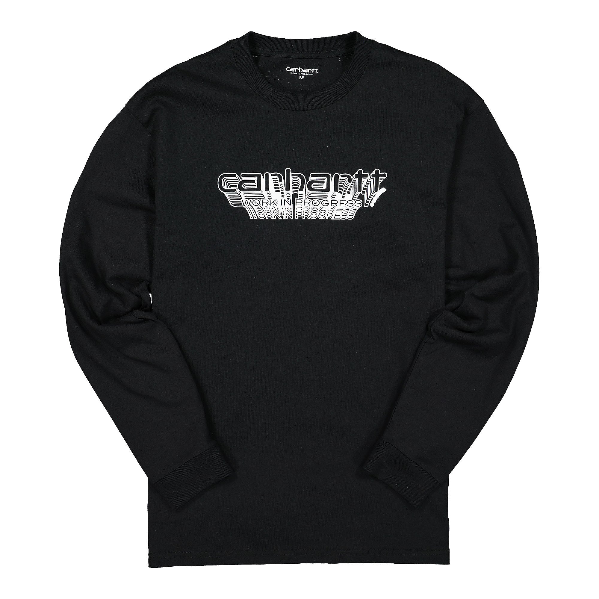 Carhartt WIP L/S Framework T-Shirt Black / White Longsleeves I027089.90.03 | Overkill