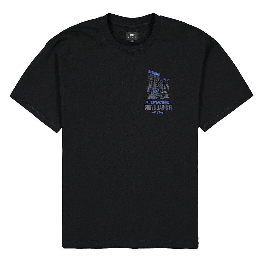 Edwin Surveillance TS Single Jersey Black T-Shirts I028568.89.67.03 | Overkill