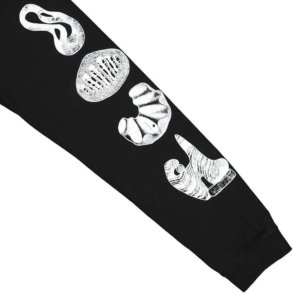 Edwin Strange Objects TS LS Single Jersey Black Longsleeves Detailfoto | Overkill